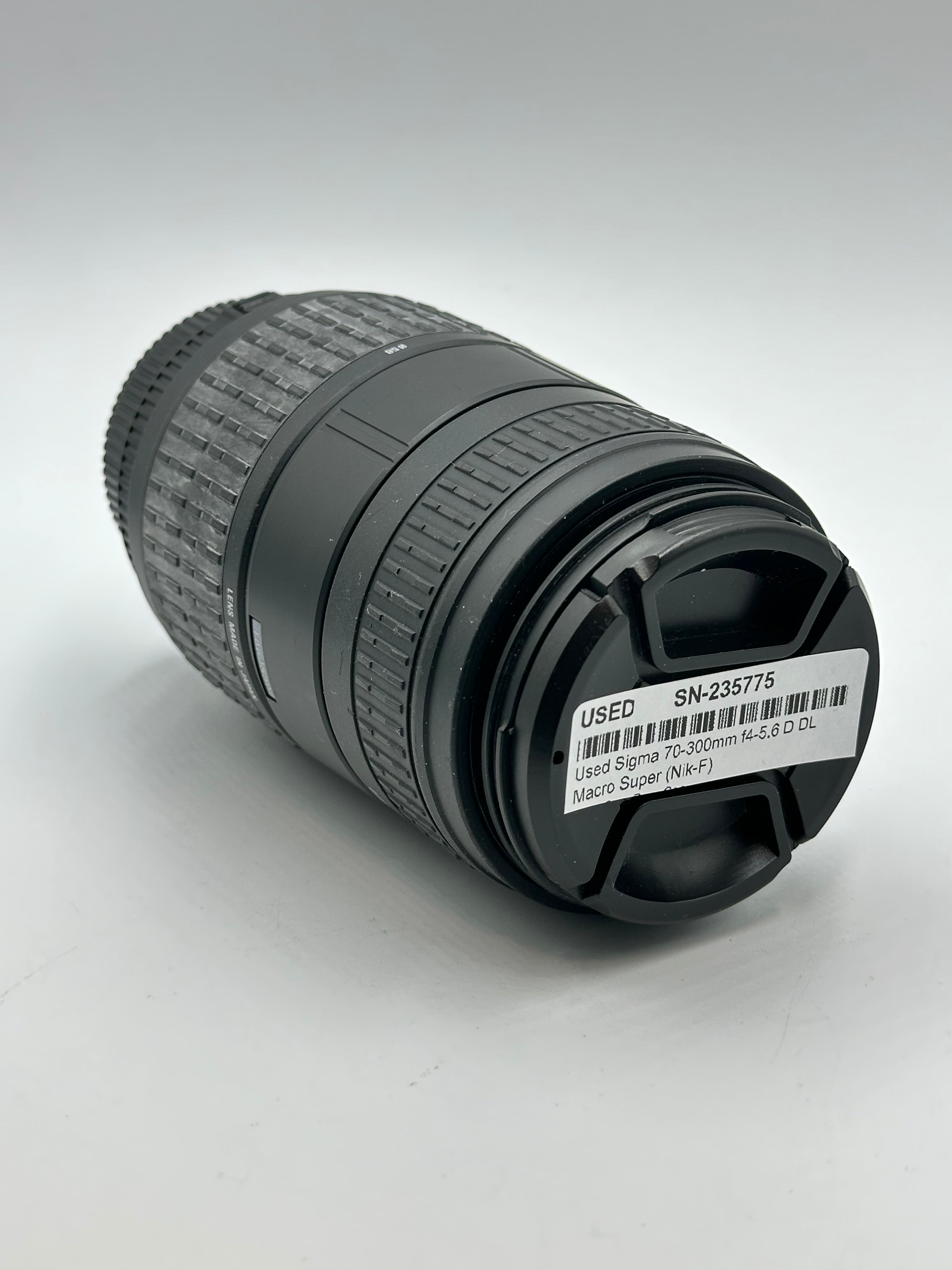 Used Sigma 70-300mm f4-5.6 D DL Macro Super (Nik-F)