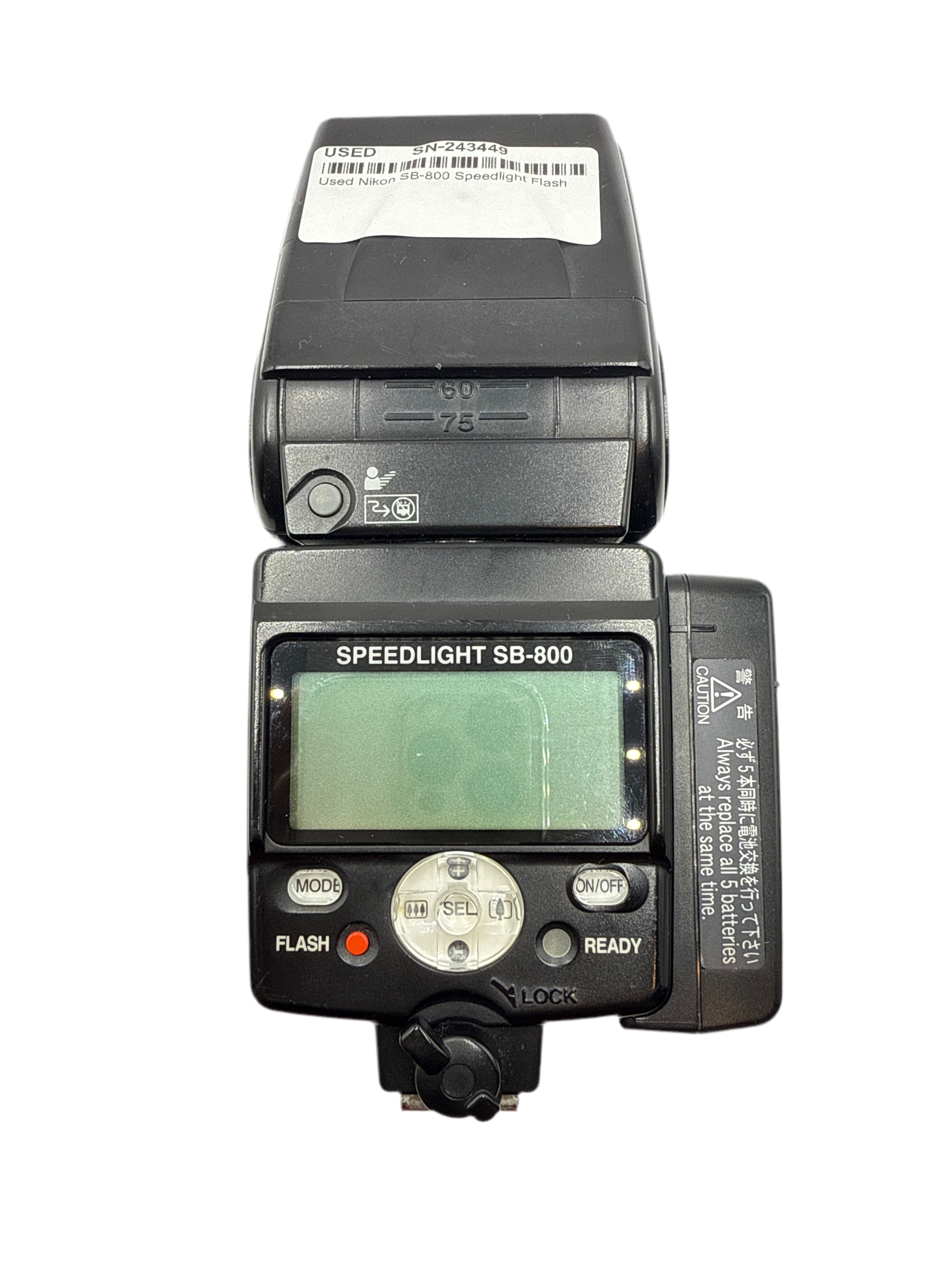 Used Nikon SB-800 Speedlight Flash