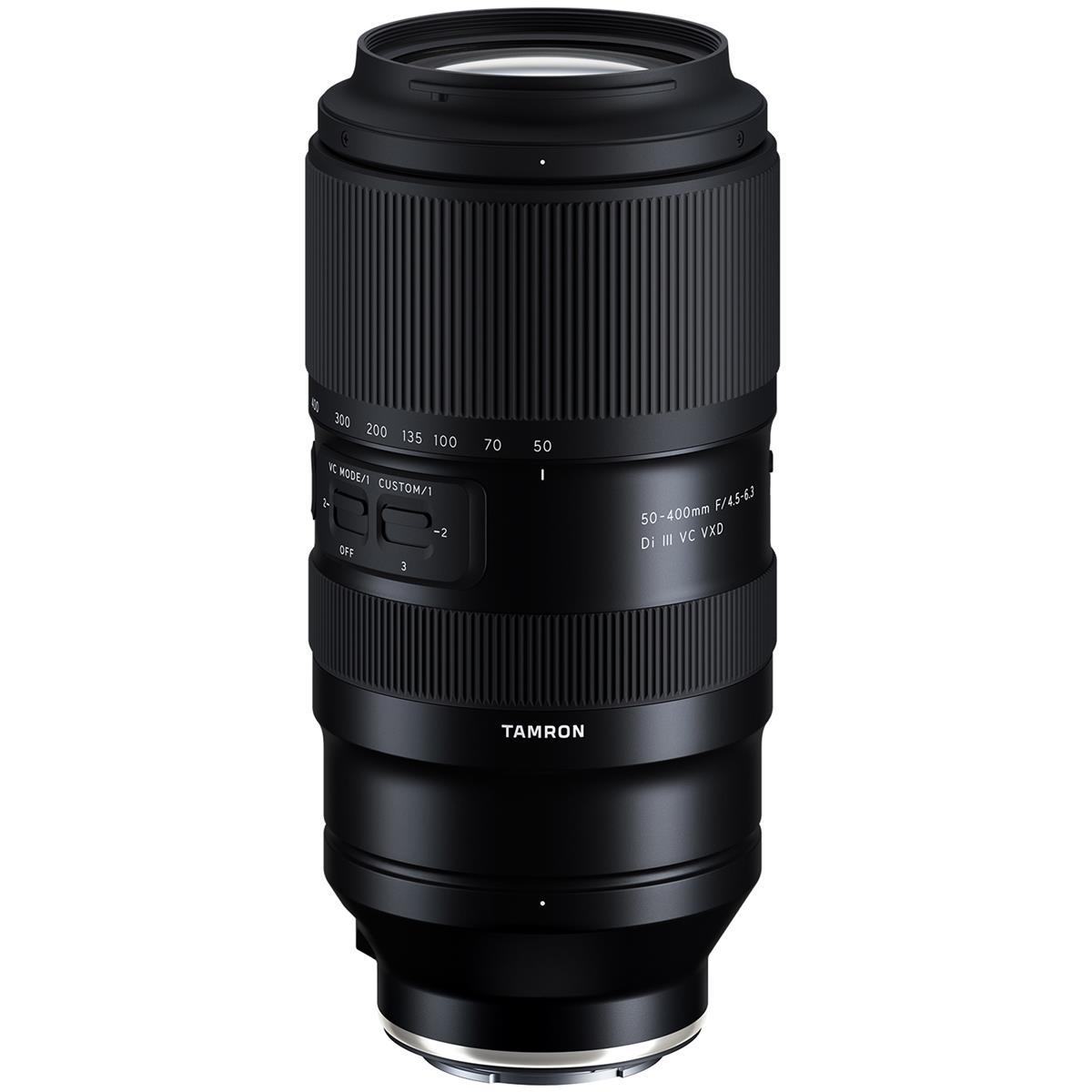 Tamron 50-400mm f/4.5-6.3 Di III VC VXD Lens for Sony E
