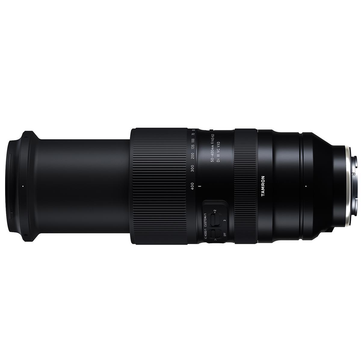 Tamron 50-400mm f/4.5-6.3 Di III VC VXD Lens for Sony E