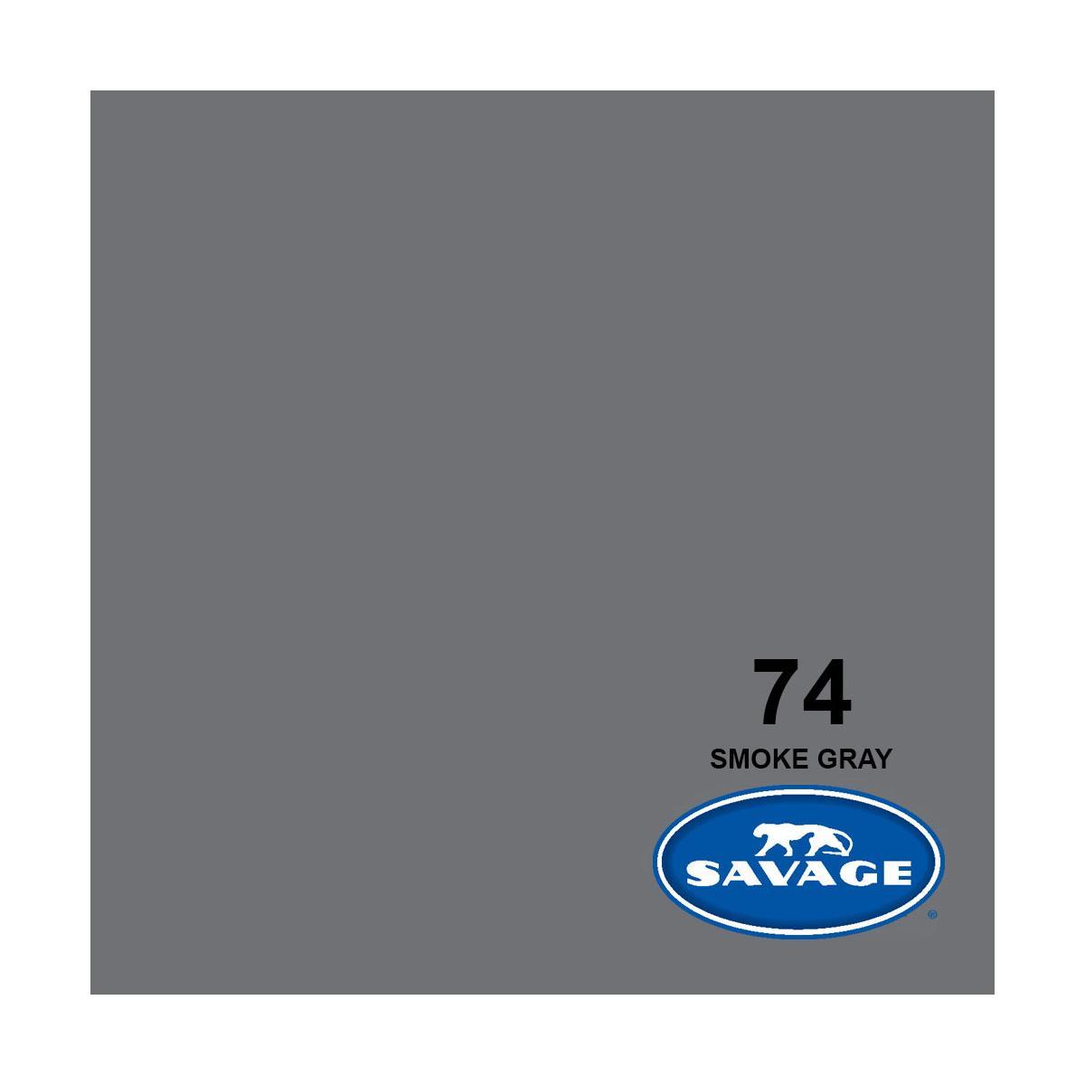 Savage 86"x36' #74 Smoke Gray Seamless Background Paper