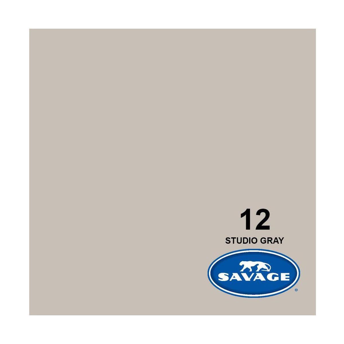 Savage 86"x36' #12 Studio Gray Seamless Background Paper