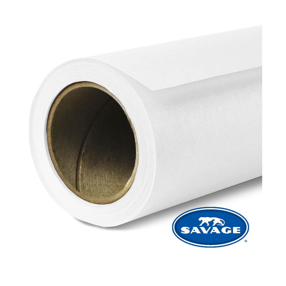 Savage 26"x 36' #1 Super White Seamless Background Paper