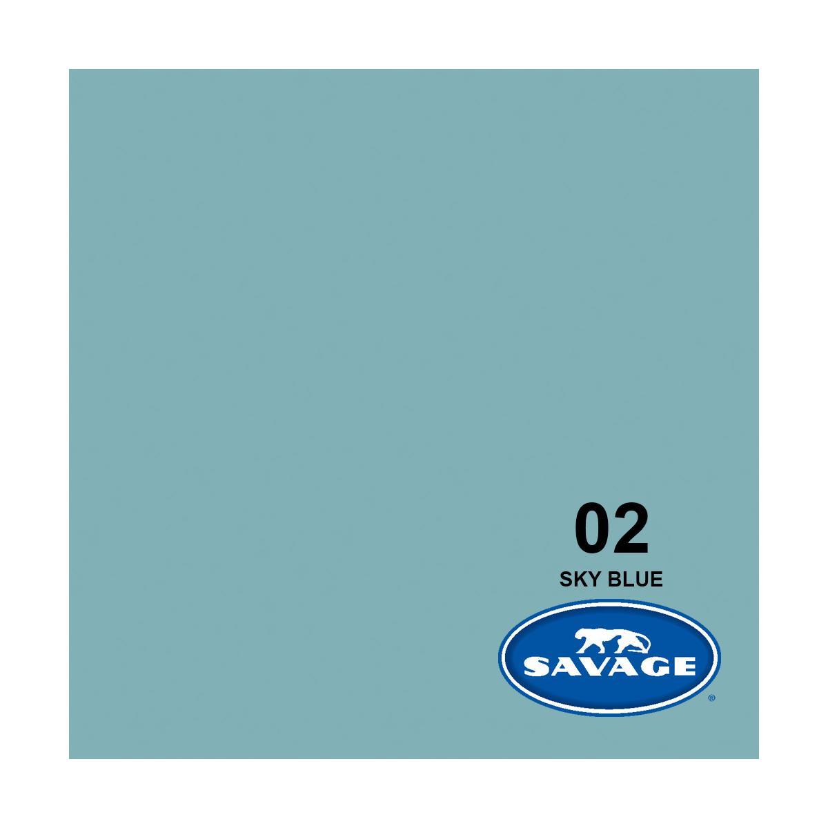 Savage 107" x 36' #2 Sky Blue Seamless Background Paper
