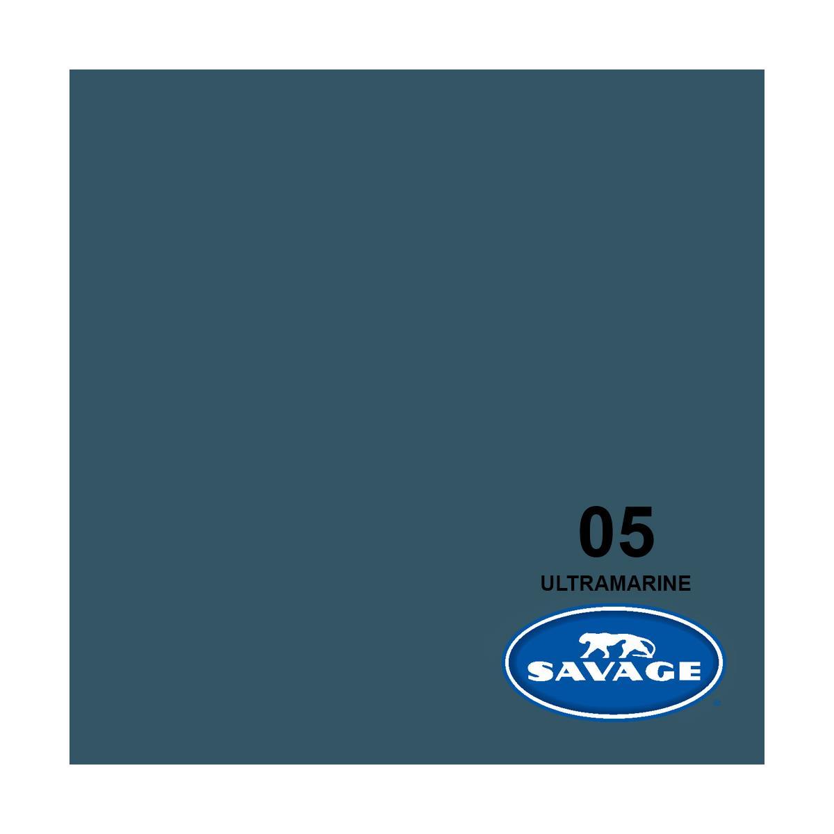 Savage 107" x 36' #5 Ultramarine Seamless Background Paper