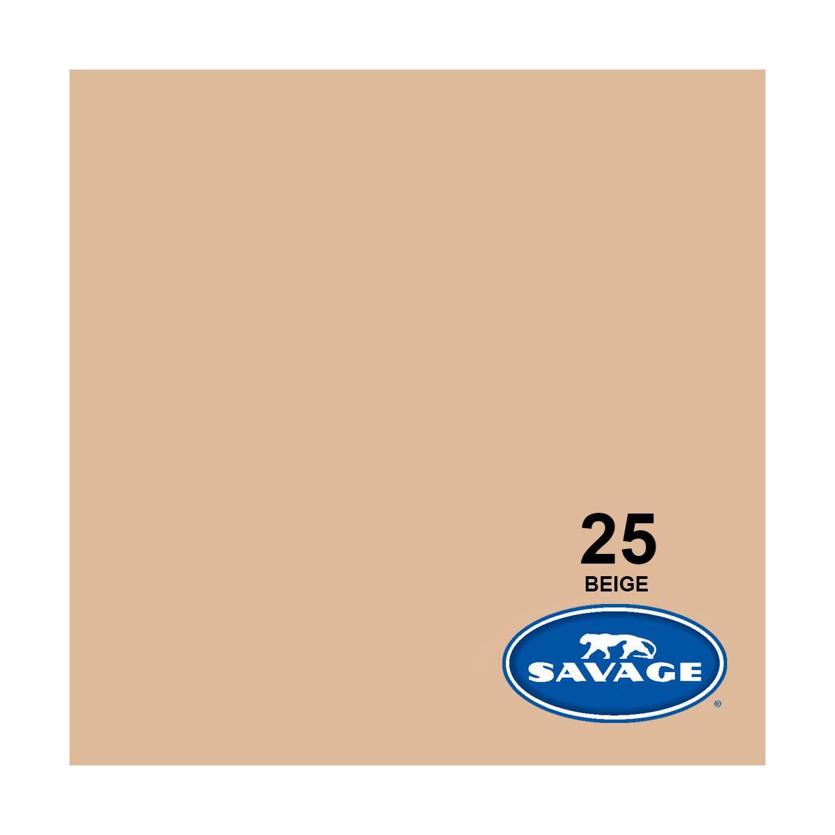 Savage 107" x 36' #25 Beige Seamless Background Paper