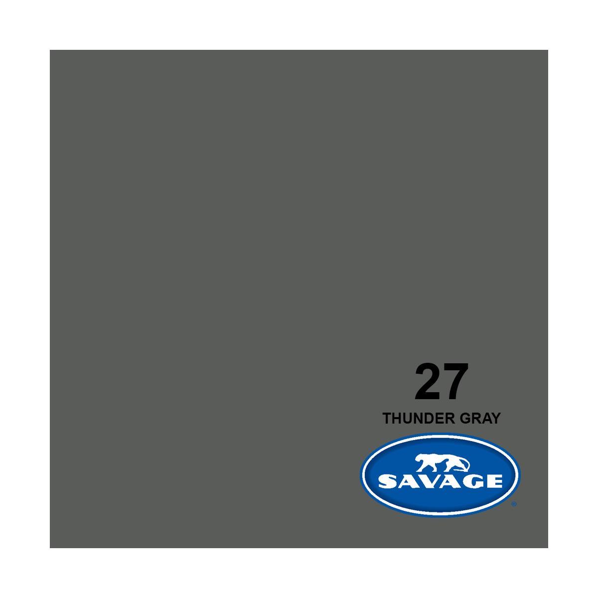 Savage 107" x 36' #27 Thunder Gray Seamless Background Paper
