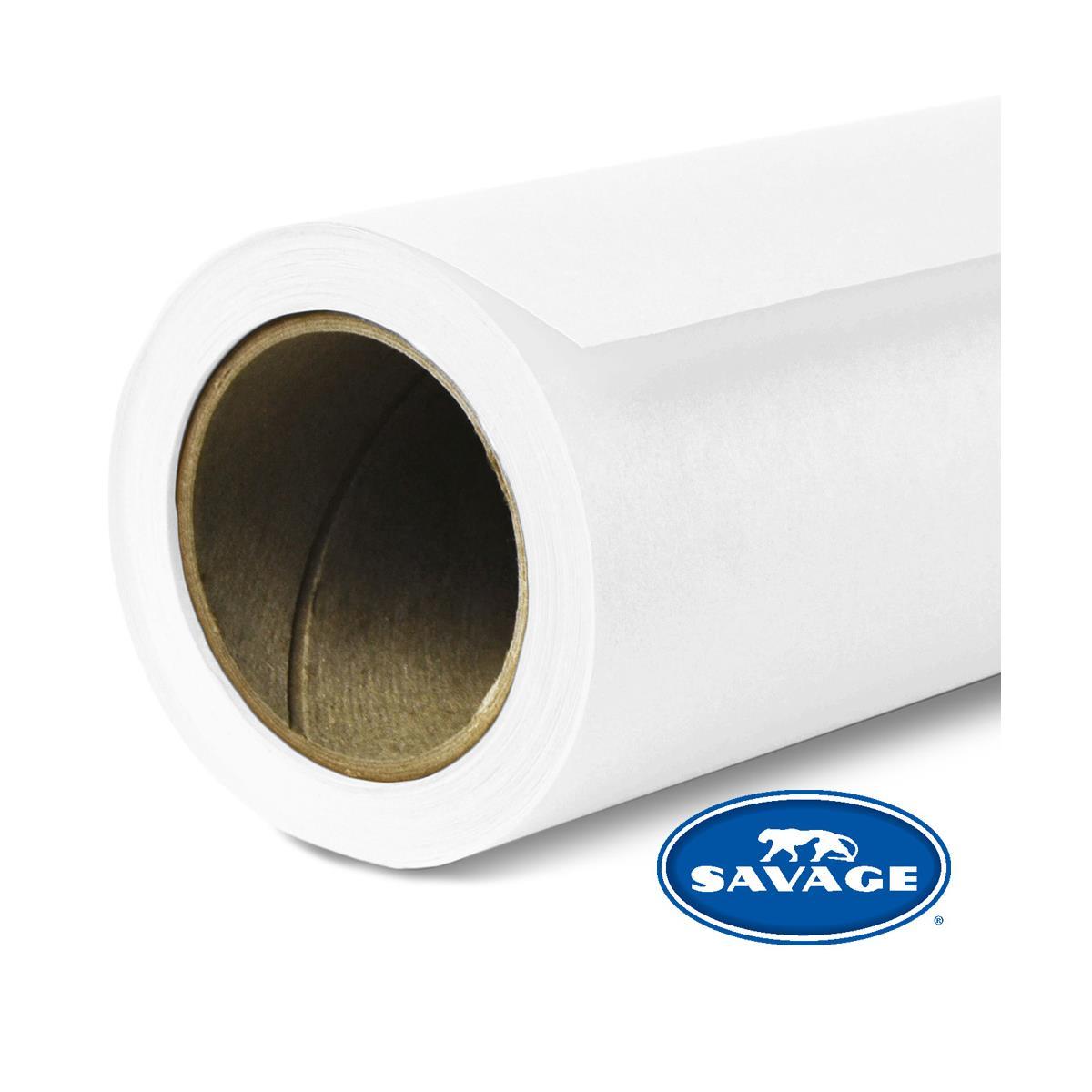 Savage 26" x 36' #66 Pure White Background Paper