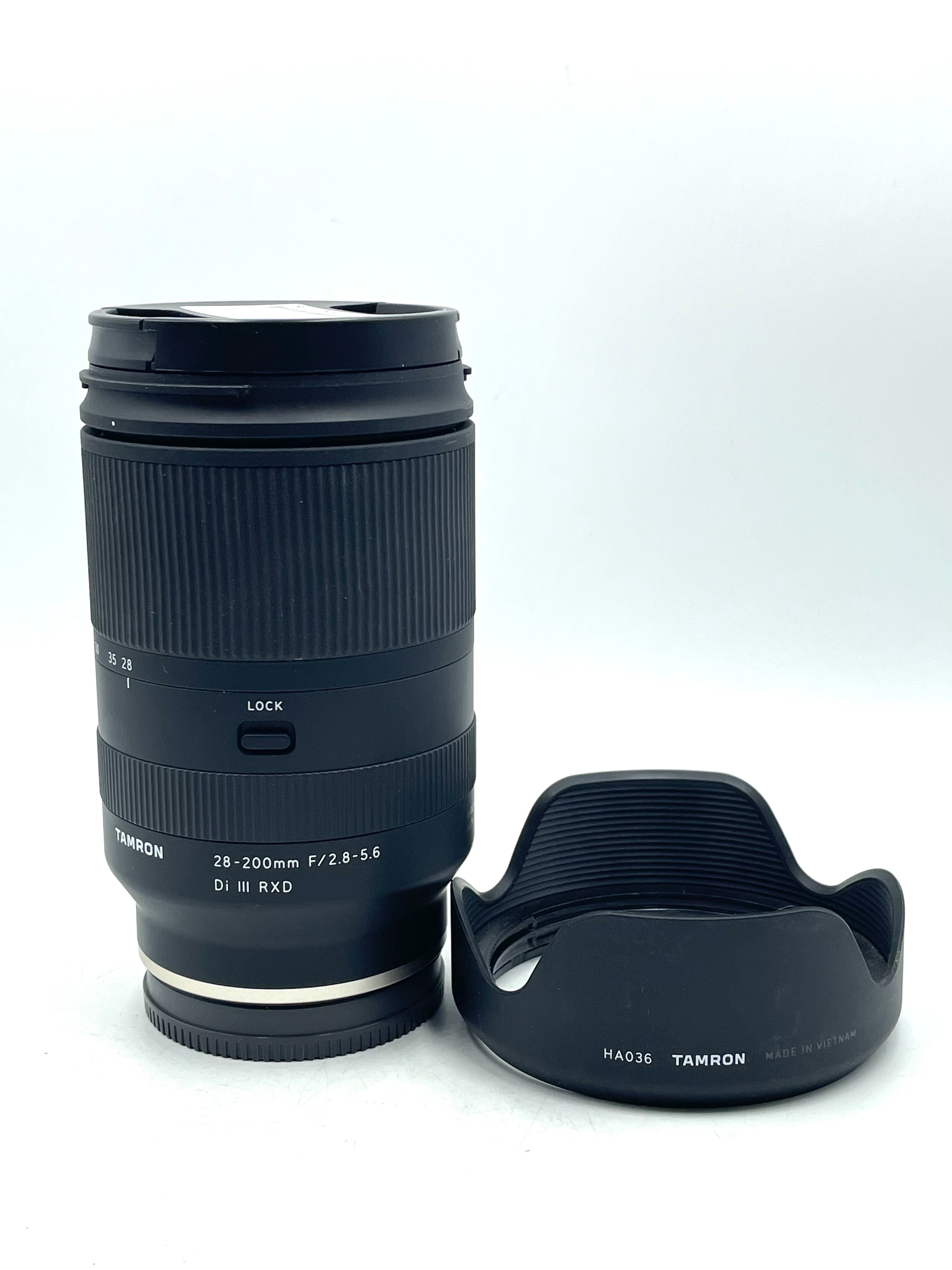 Used Tamron 28-200mm f/2.8-5.6 Di III RXD Lens for Sony E Used Tamron 28-200mm f/2.8-5.6 Di III RXD Lens for Sony E