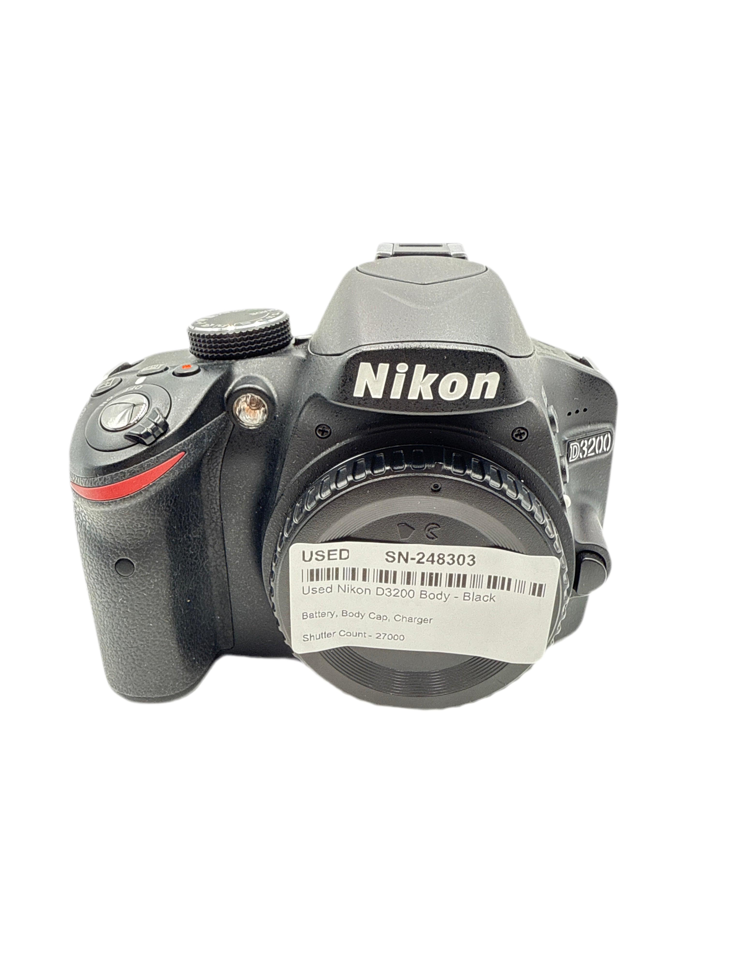 Used Nikon D3200 Body - Black