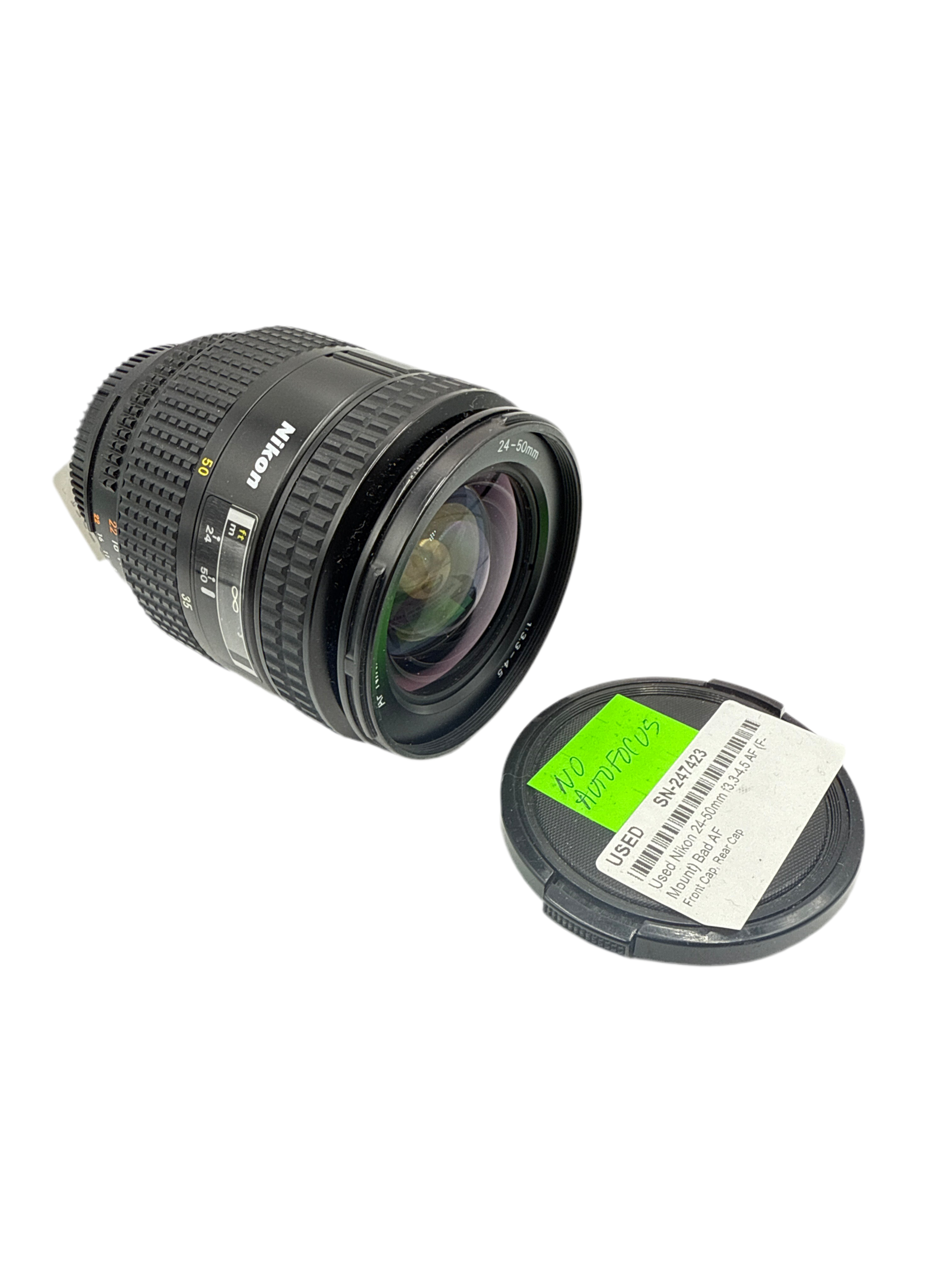 Used Nikon 24-50mm f3.3-4.5 AF (F-Mount) Bad AF