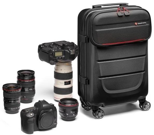Manfrotto Pro Light Reloader Spin-55 Carry-On Camera Roller Bag (Black)