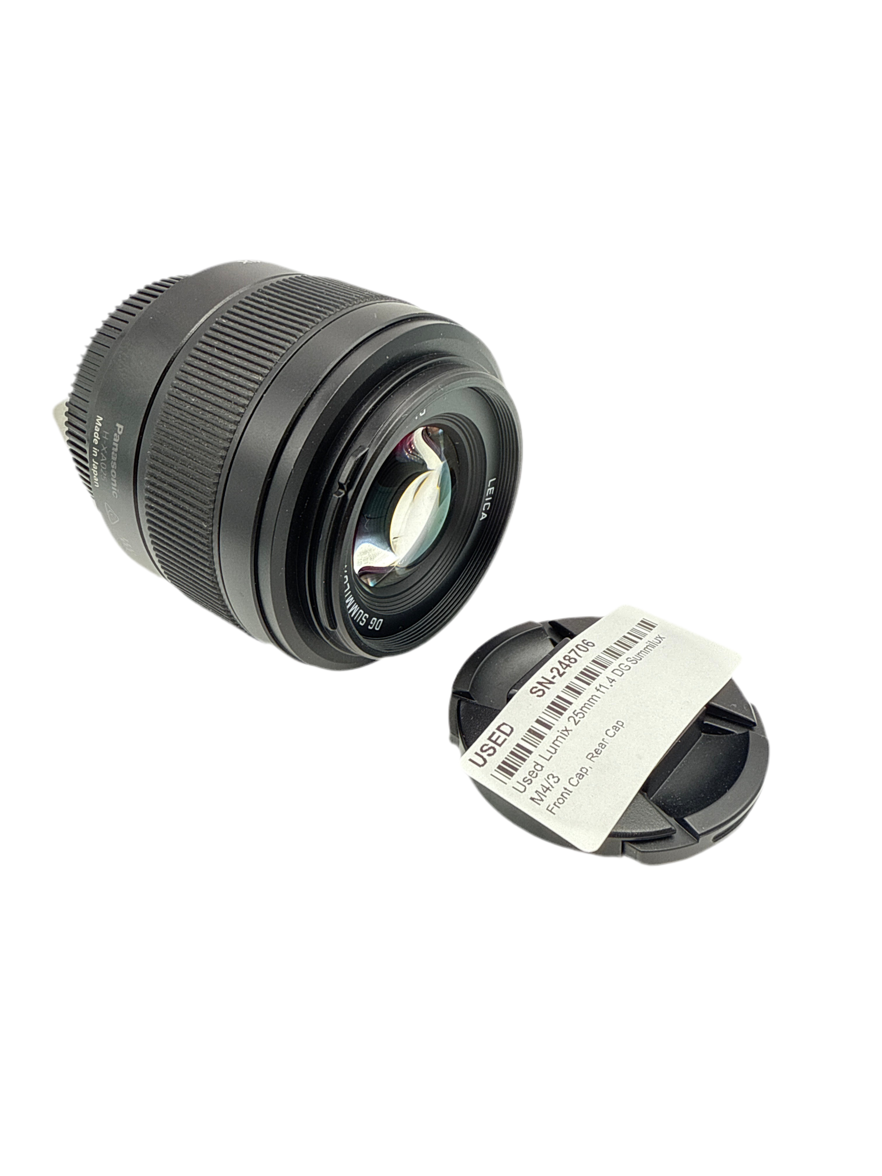 Used Lumix 25mm f1.4 DG Summilux M4/3