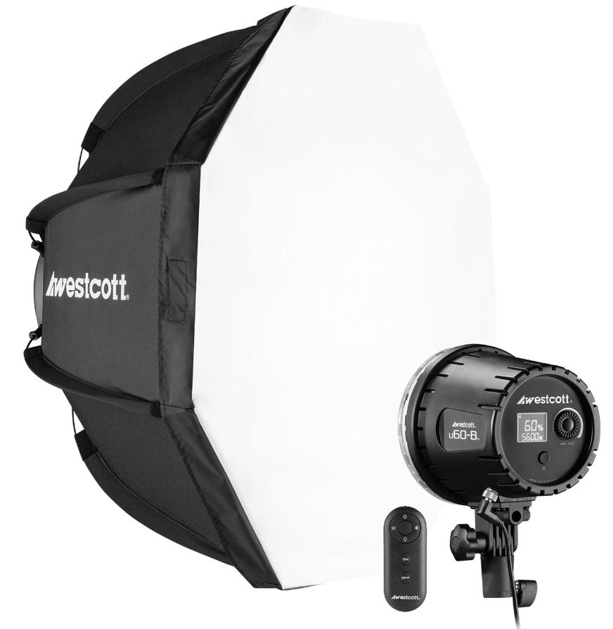 Westcott U60-B Bi-Color LED Monolight with Octabox (1-Light Kit) (810)