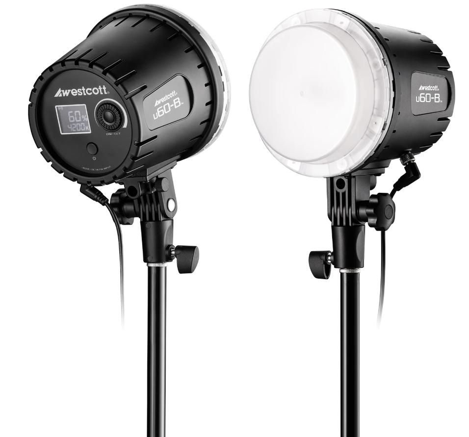 Westcott U60-B Bi-Color LED Monolight with Octabox (3-Light Kit) (803)