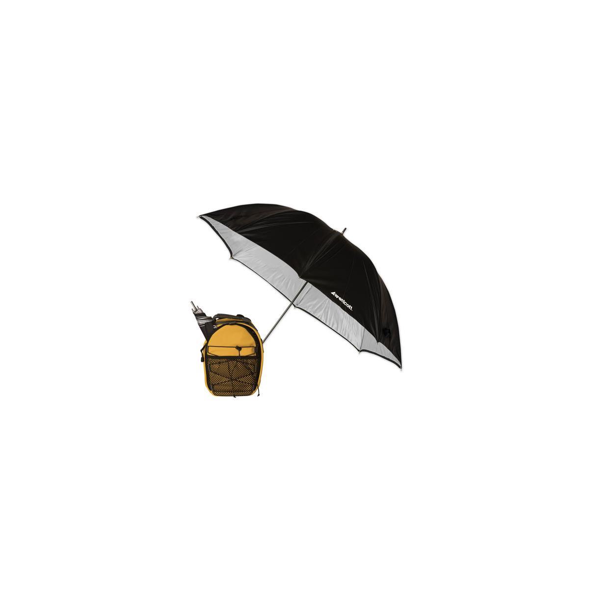 Westcott 2002 Umbrella - Soft Silver, Collapsible Compact - 43"