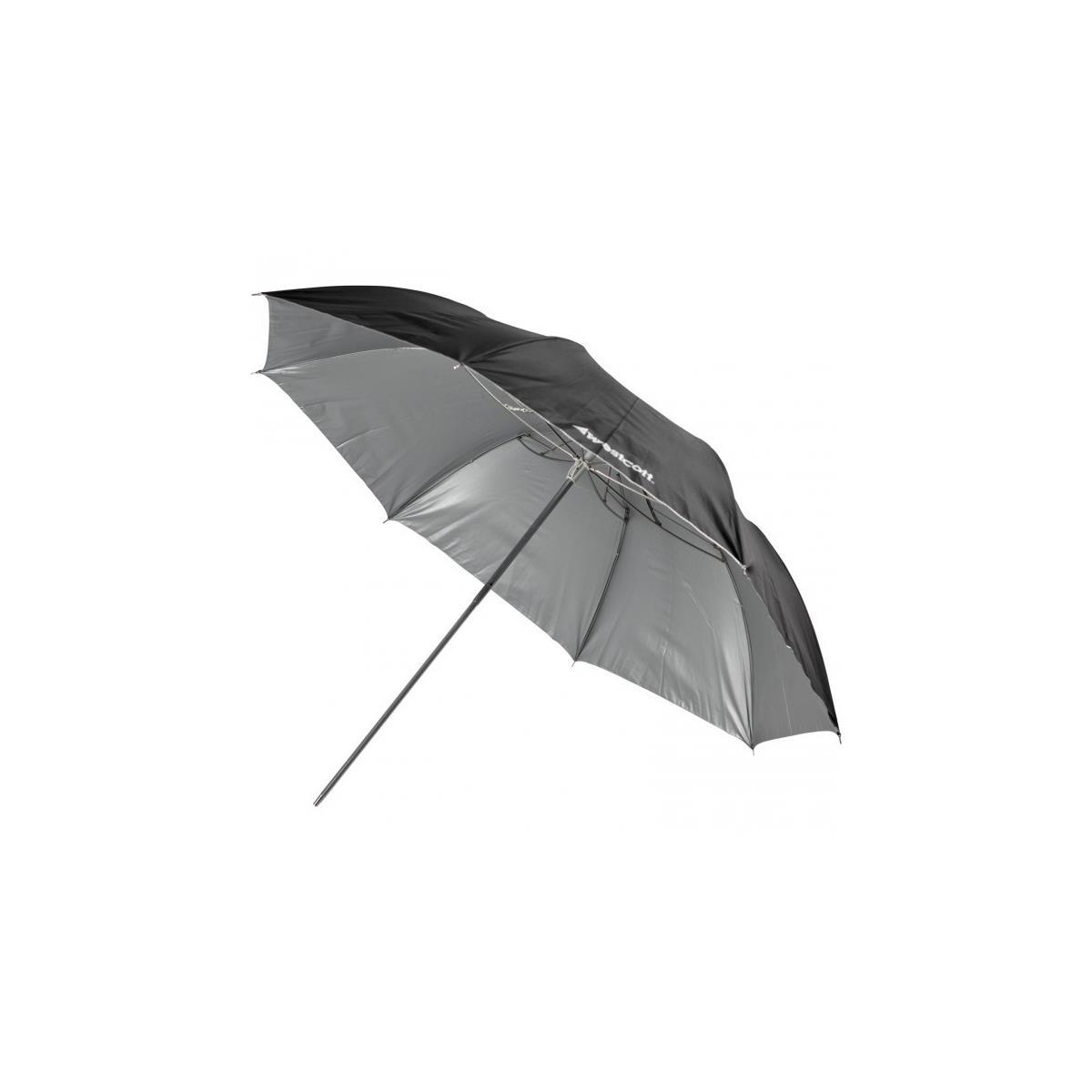 Westcott 2002 Umbrella - Soft Silver, Collapsible Compact - 43"