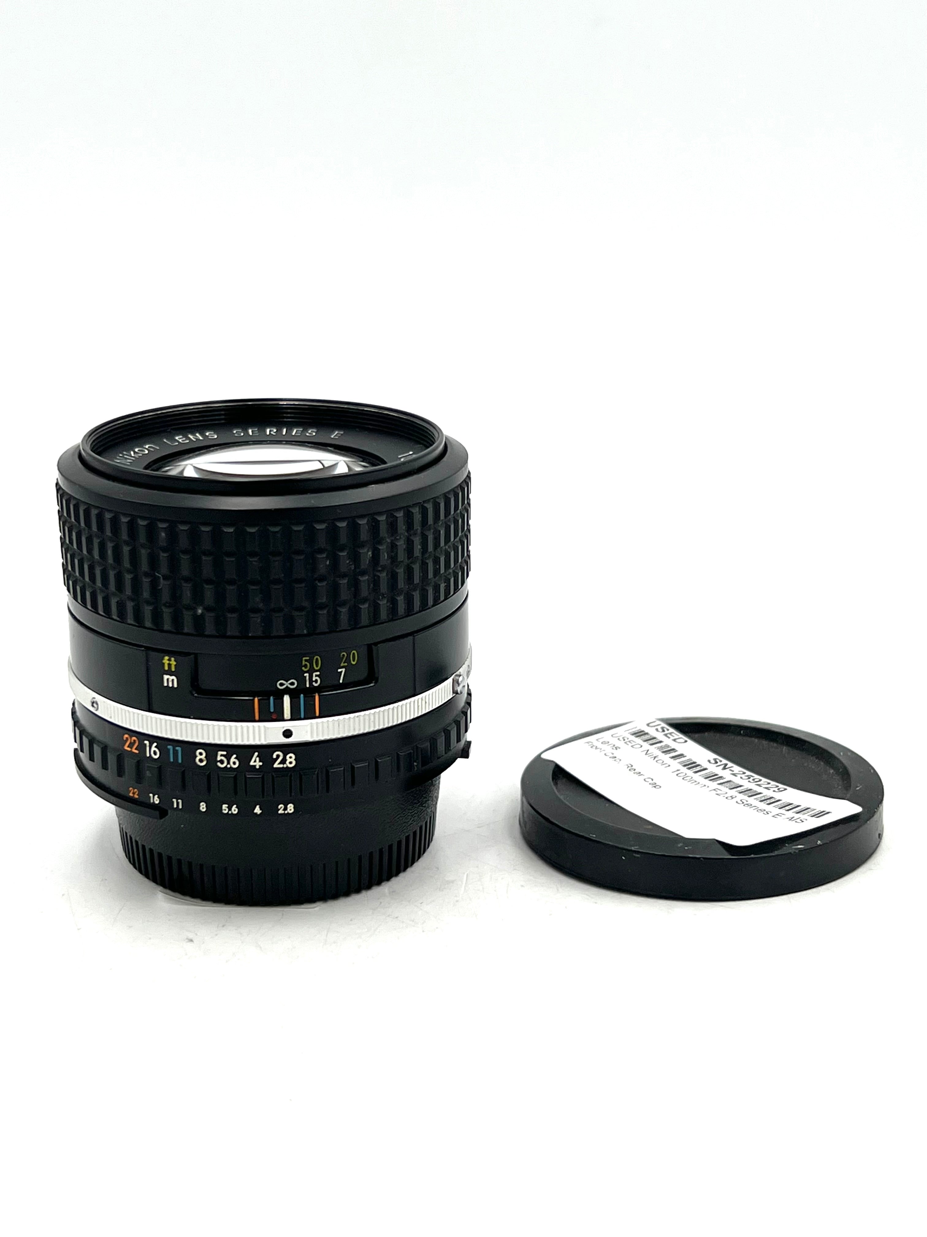 USED Nikon 100mm F2.8 Series E AIS Lens