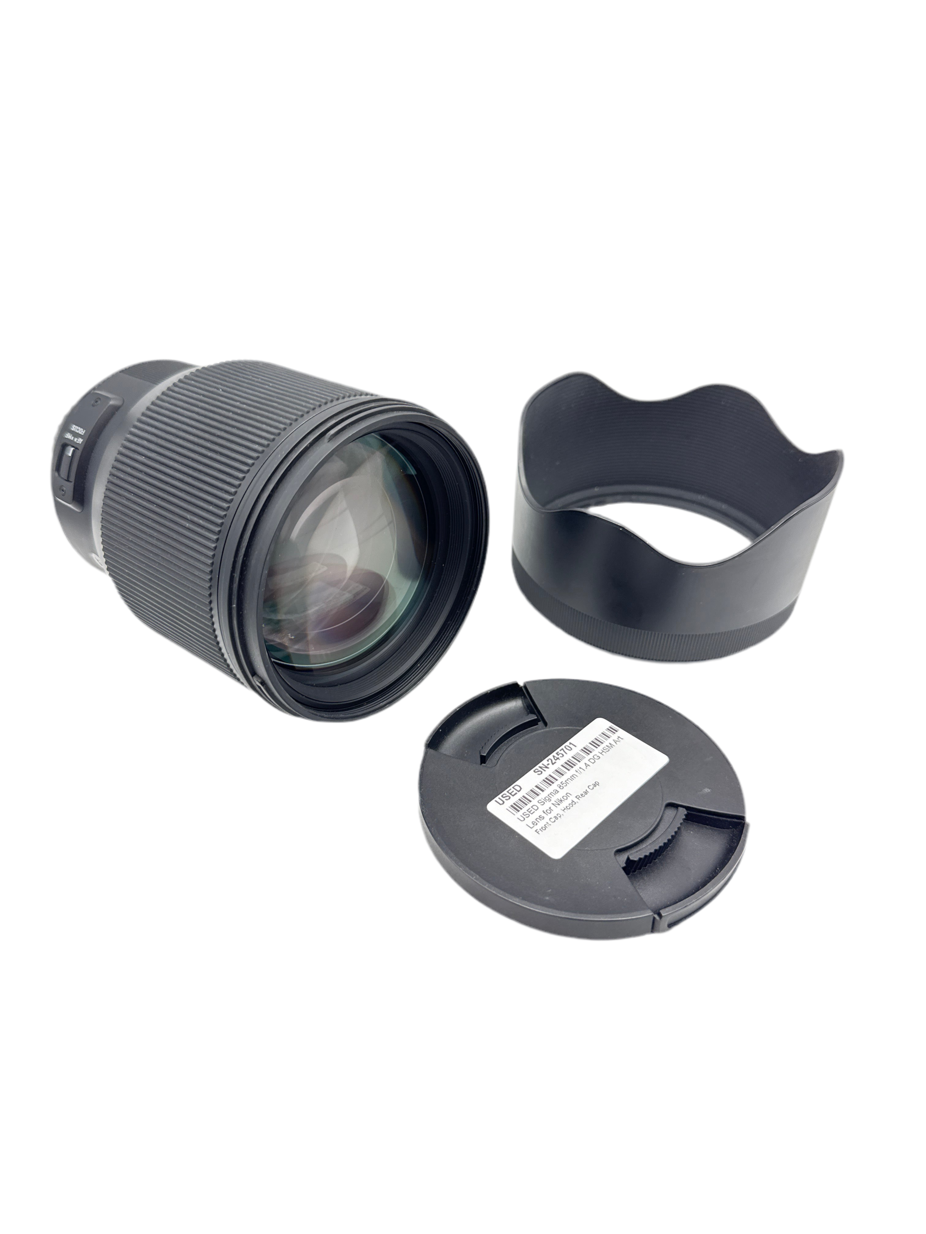 USED Sigma 85mm f/1.4 DG HSM Art Lens for Nikon
