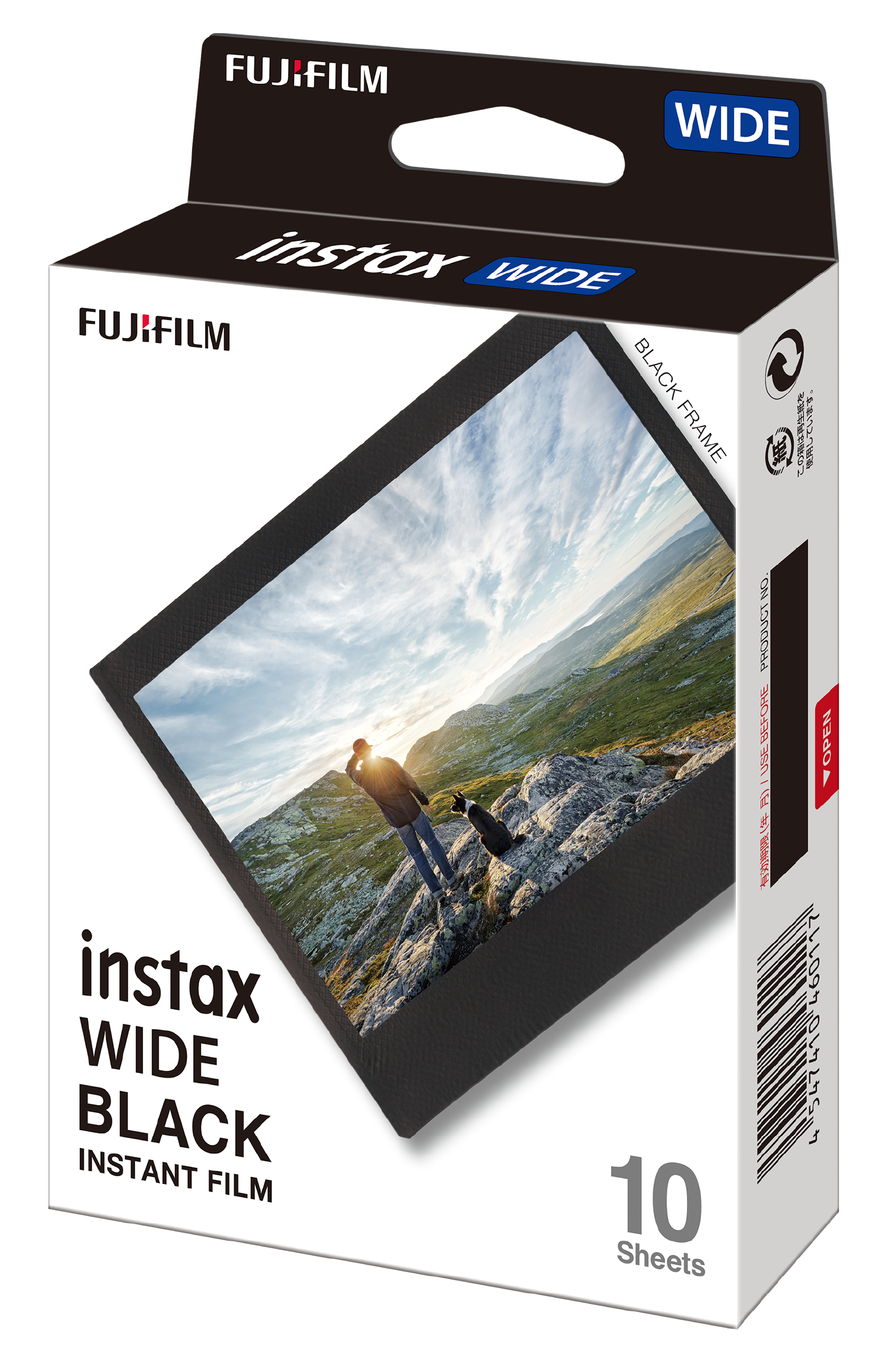 FUJIFILM INSTAX WIDE Black Instant Film (10 Exposures)