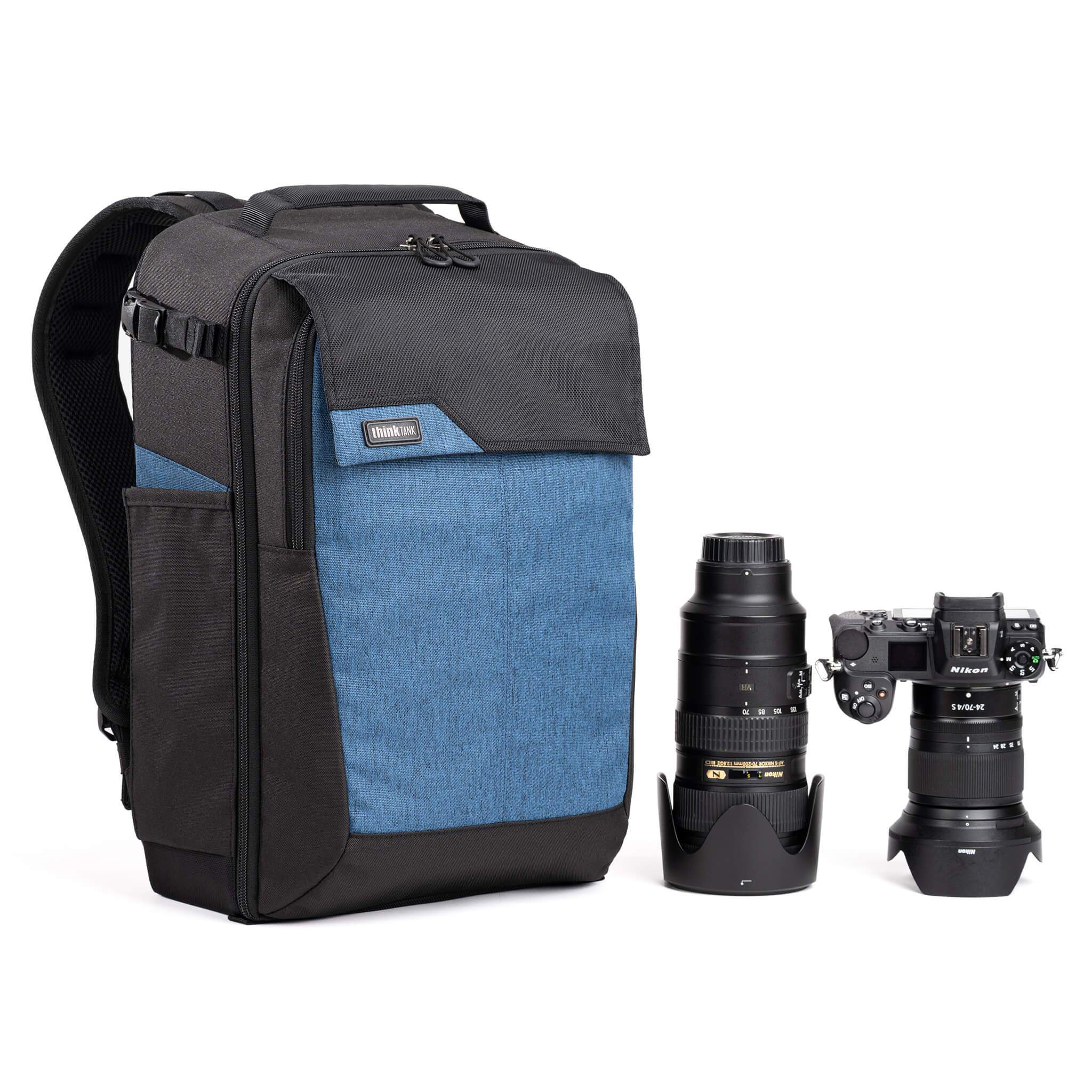 Think Tank Photo Mirrorless Mover Camera Backpack (Marine Blue, 18L)
