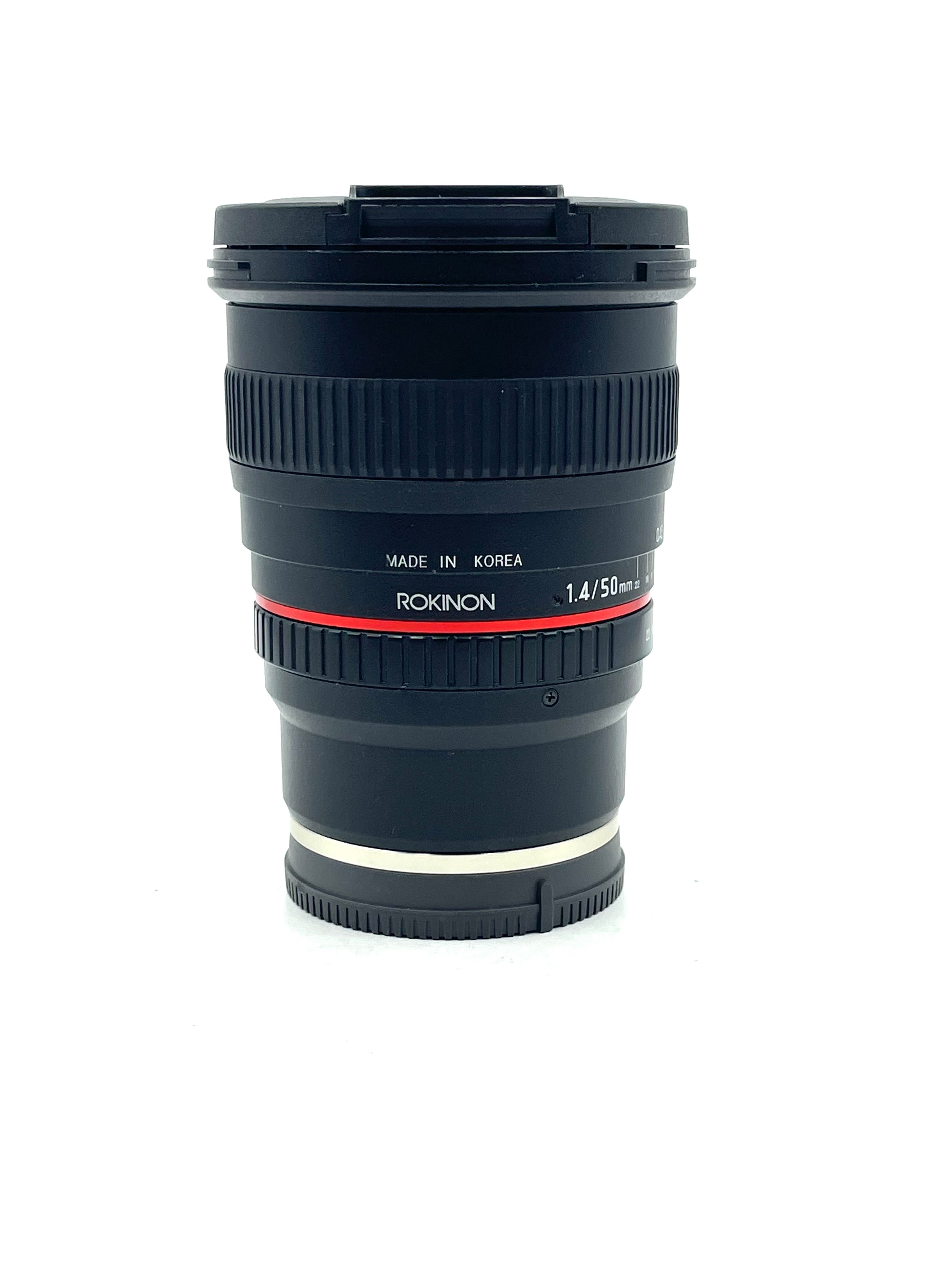 Used Rokinon 50mm f/1.4 AS UMC for Sony (Manual Focus)