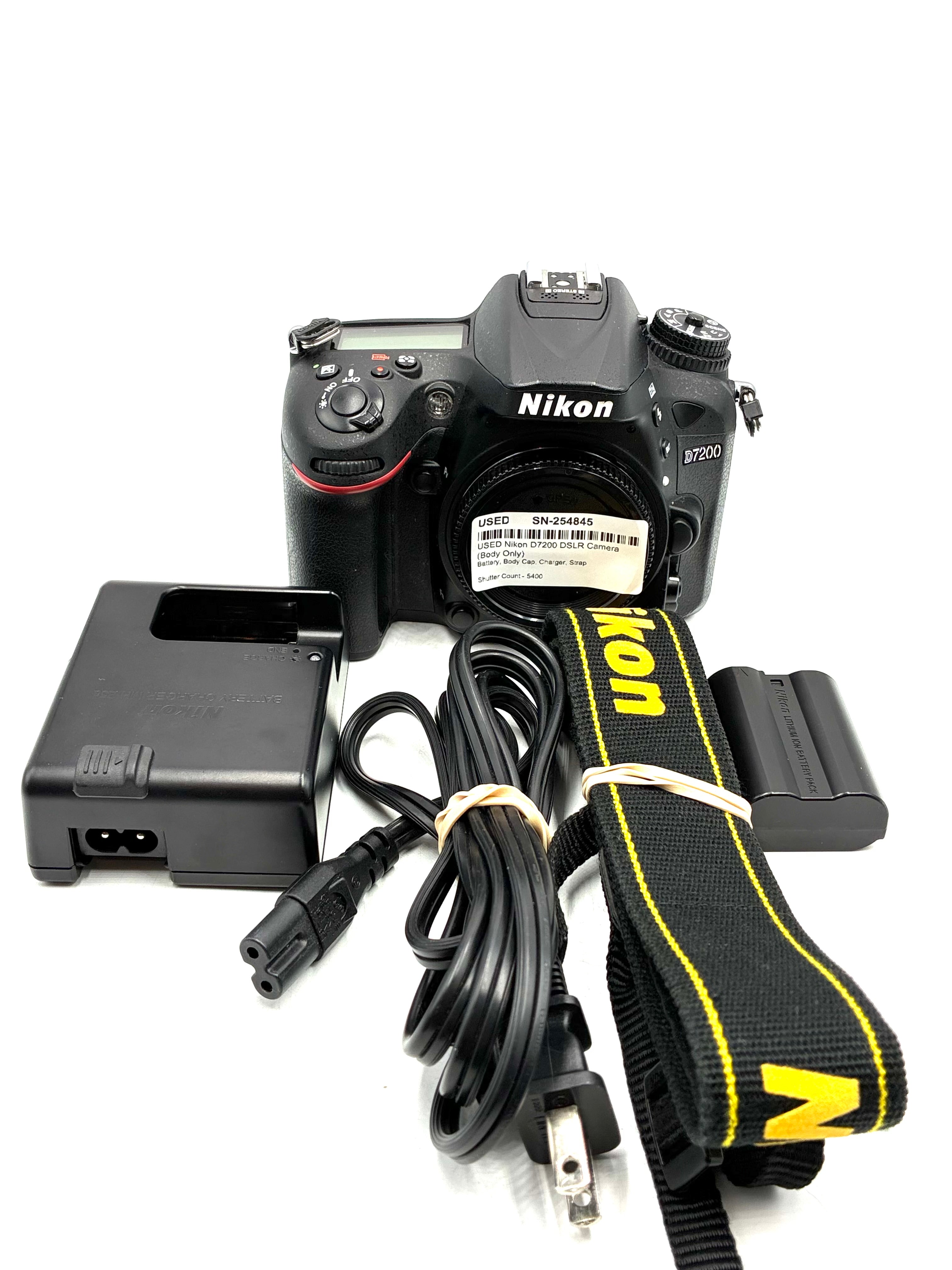 USED Nikon D7200 DSLR Camera (Body Only)