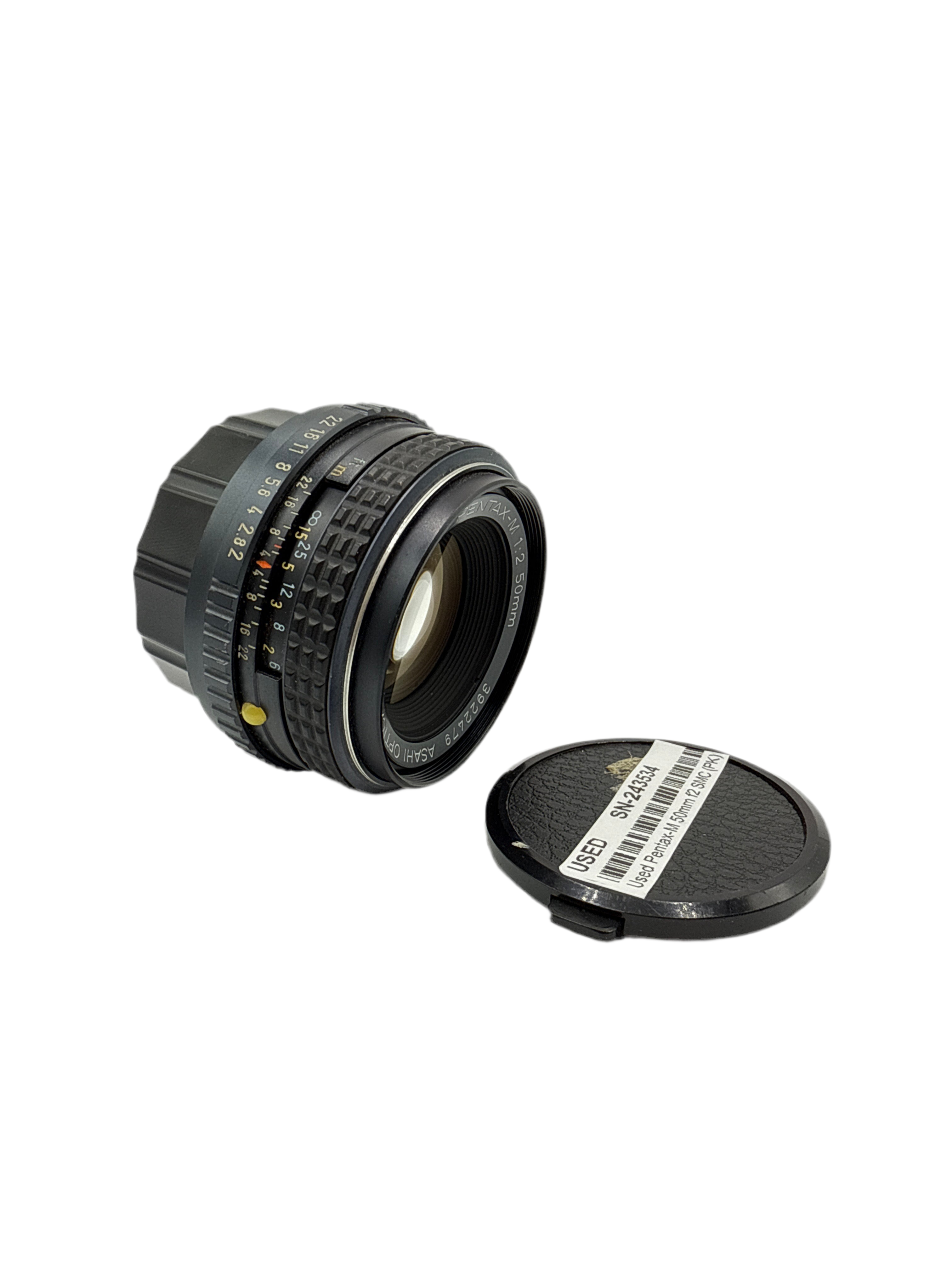 Used Pentax-M 50mm f2 SMC (PK) Lens