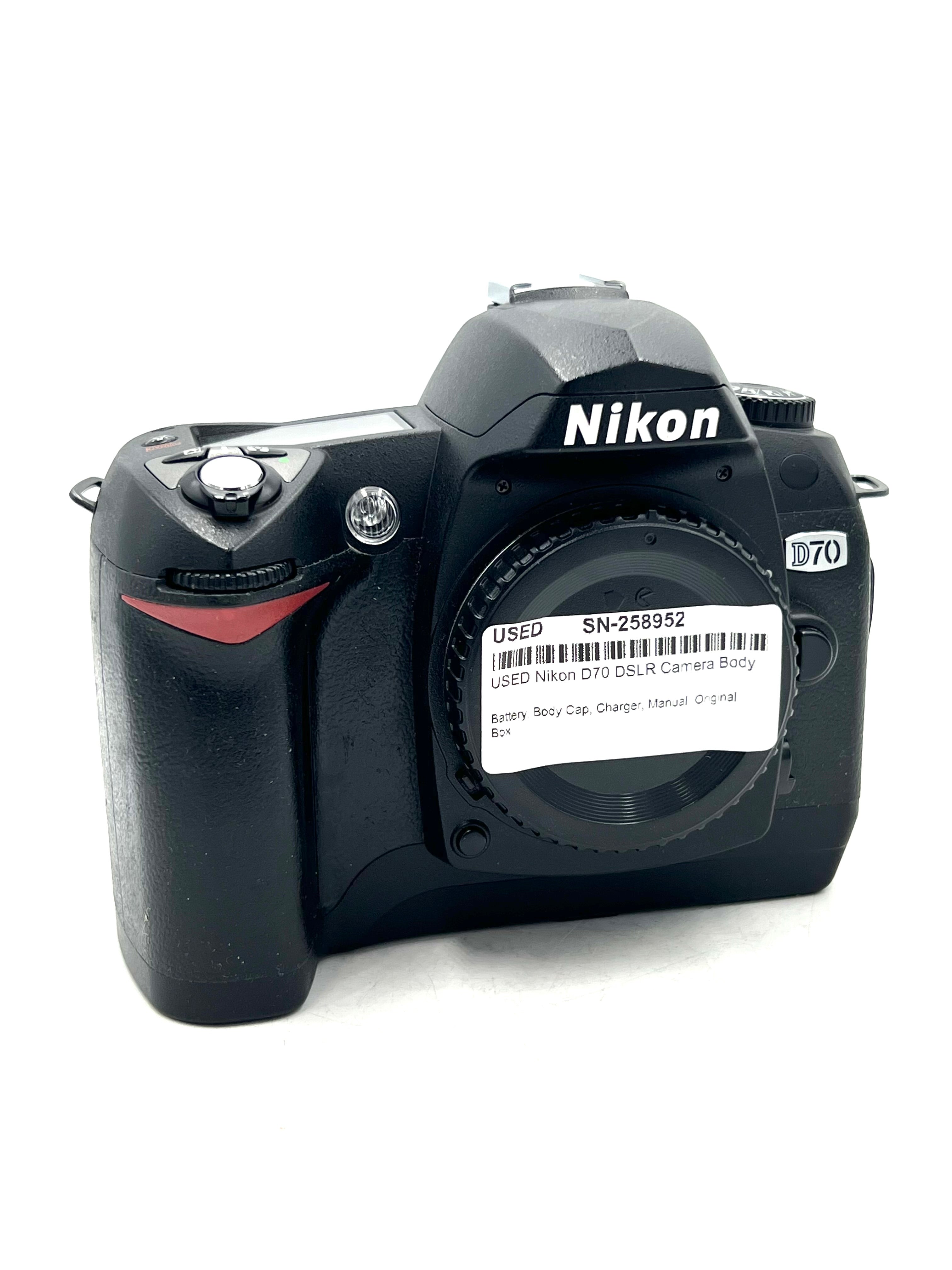 USED Nikon D70 DSLR Camera Body