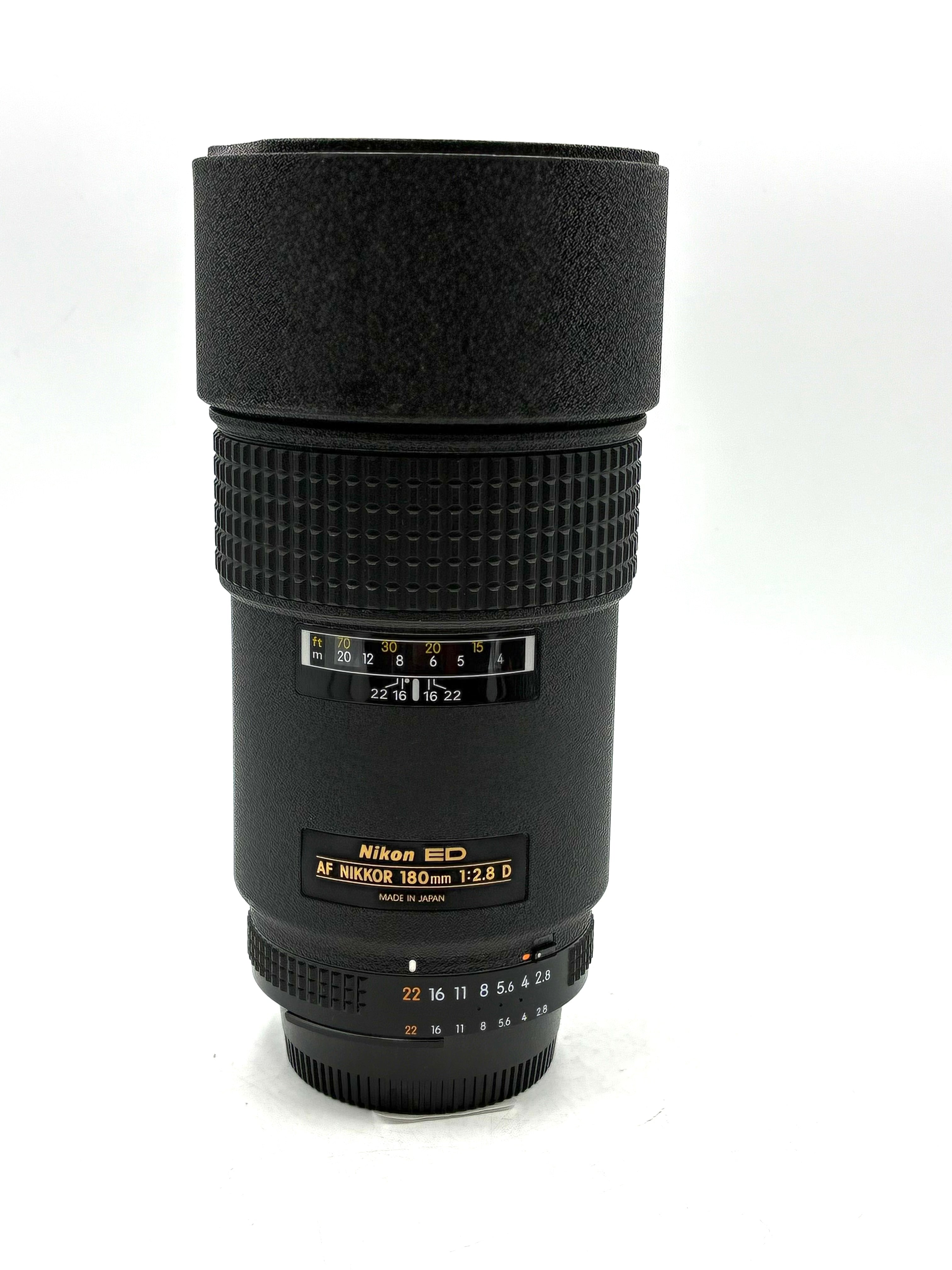 USED Nikon 180mm F2.8D AF ED-IF Lens