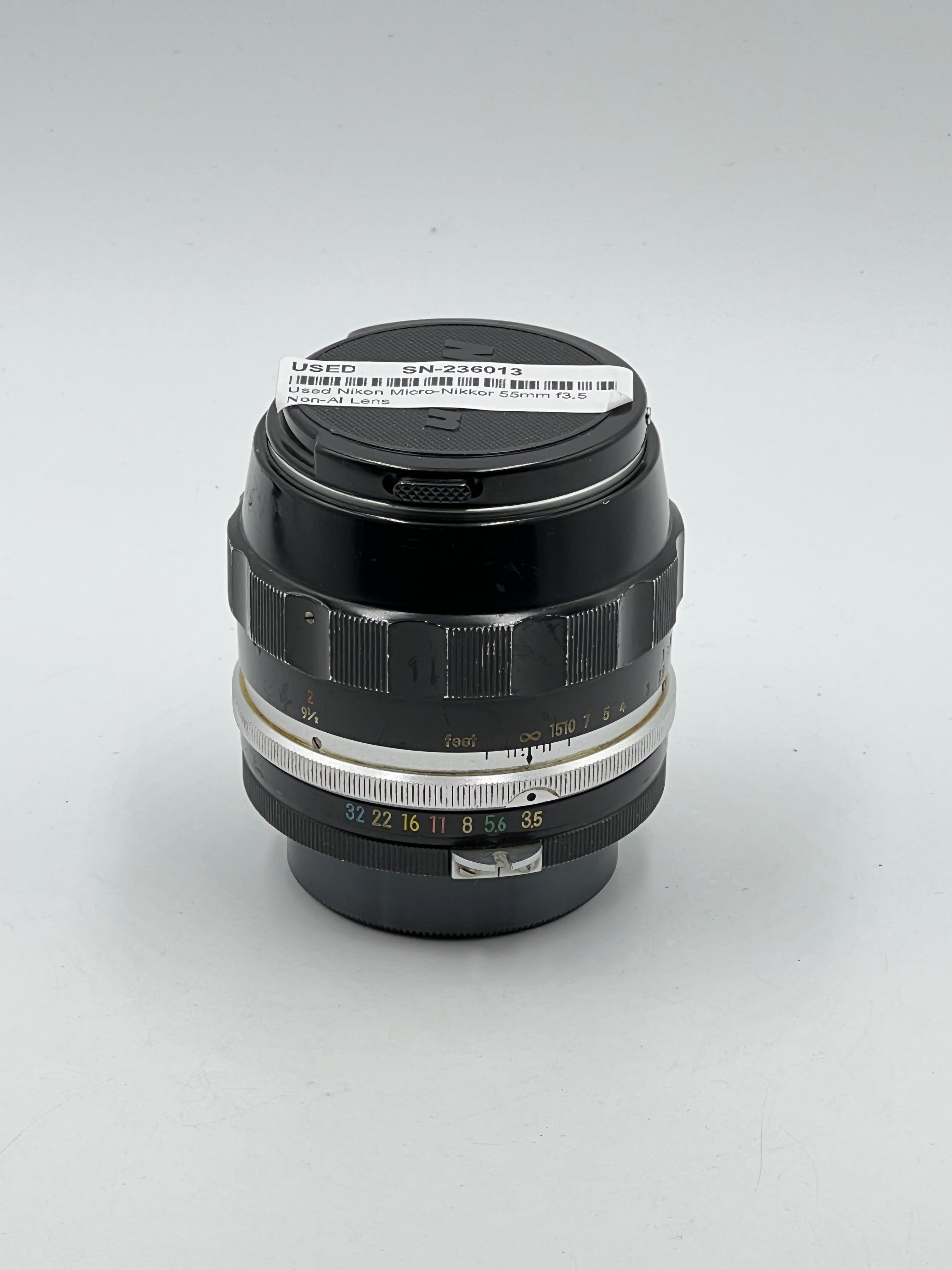 Used Nikon Micro-Nikkor 55mm Non-AI Lens