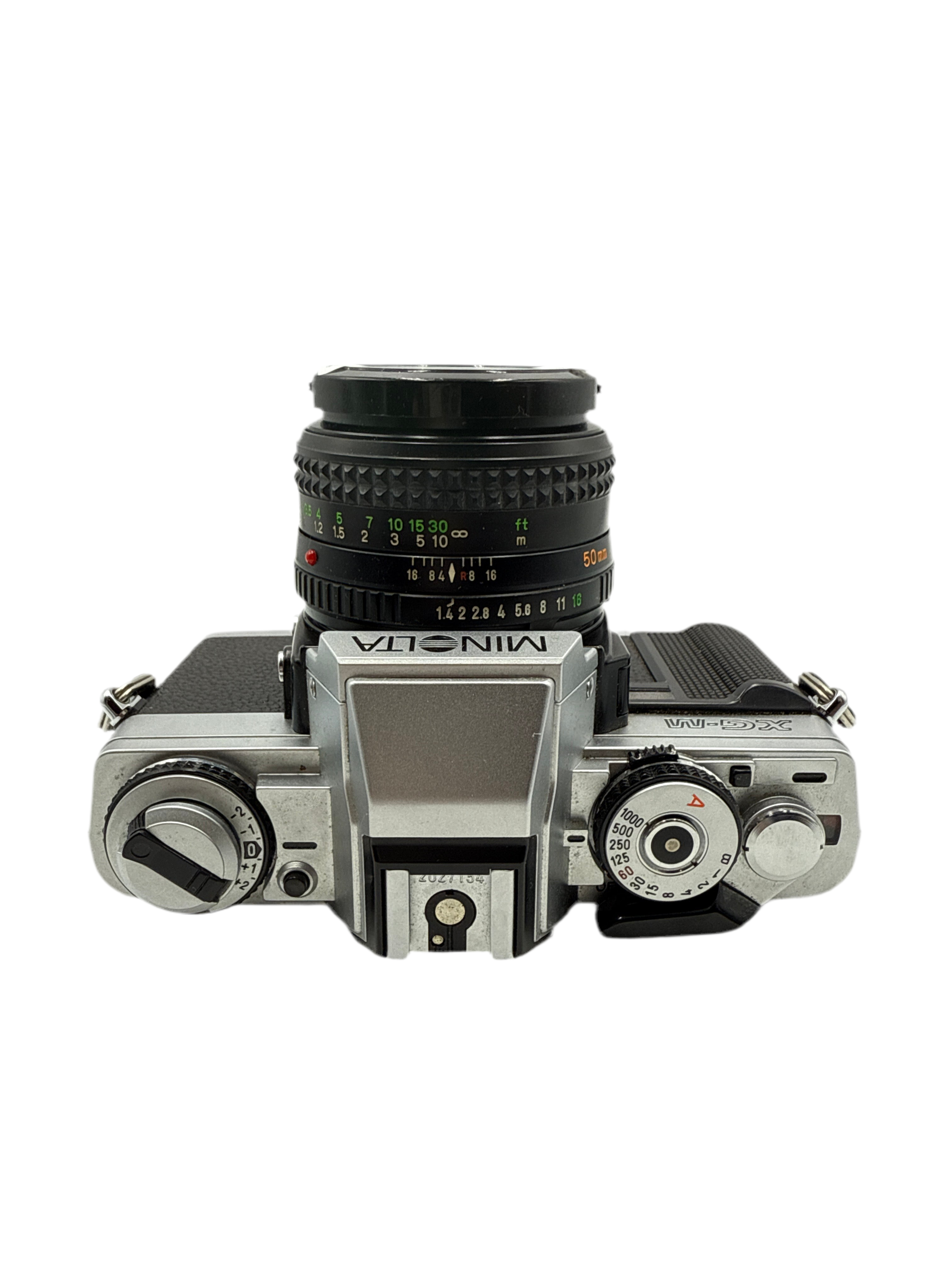 Used Minolta XG-M Film SLR W/ 50mm F1.4 Rokkor-X Lens