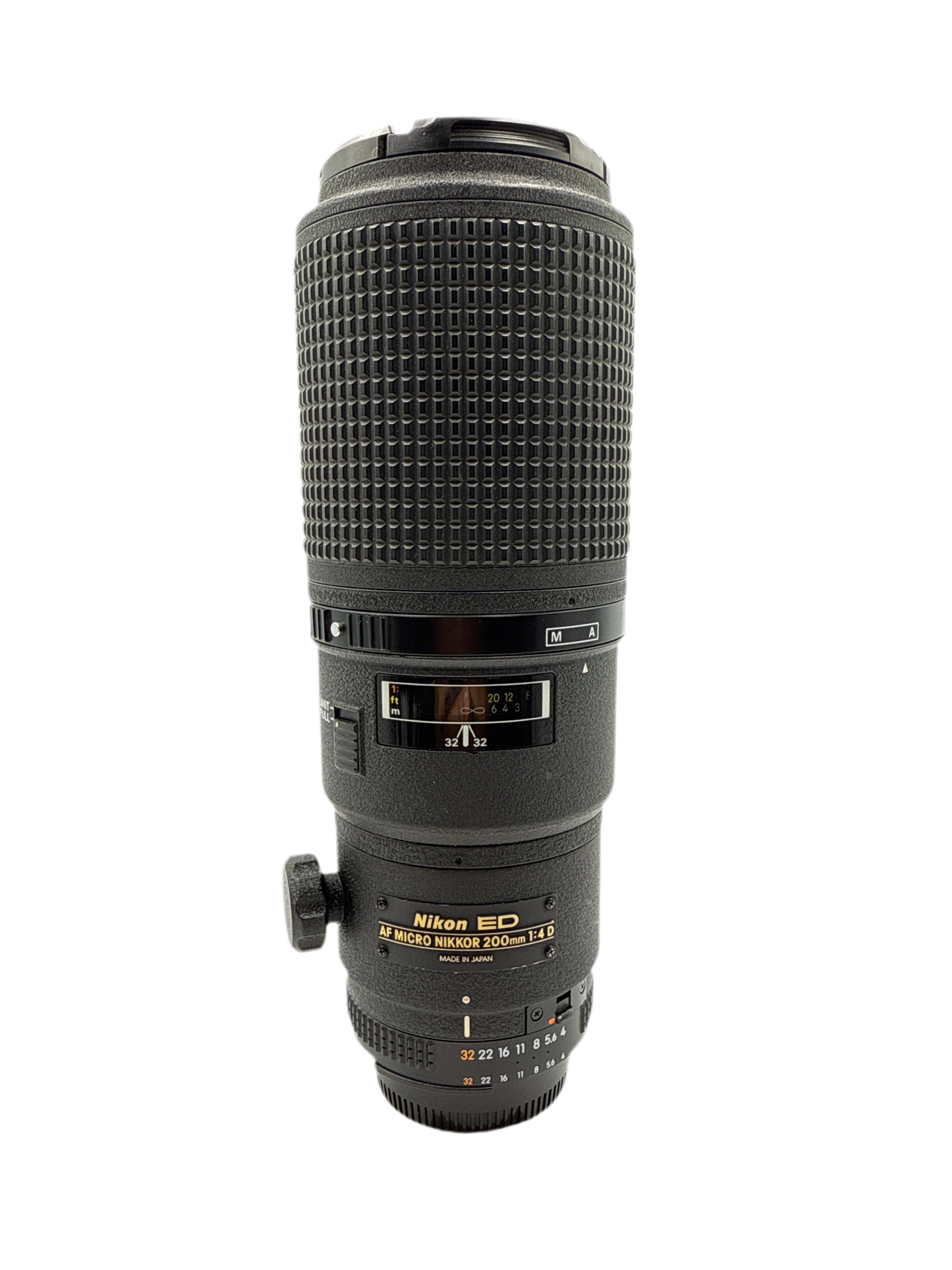 USED Nikon 200mm F4 D Micro Lens