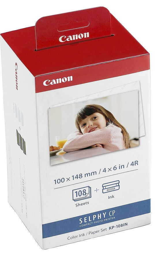 Canon KP-108IN Color Ink And Paper Set