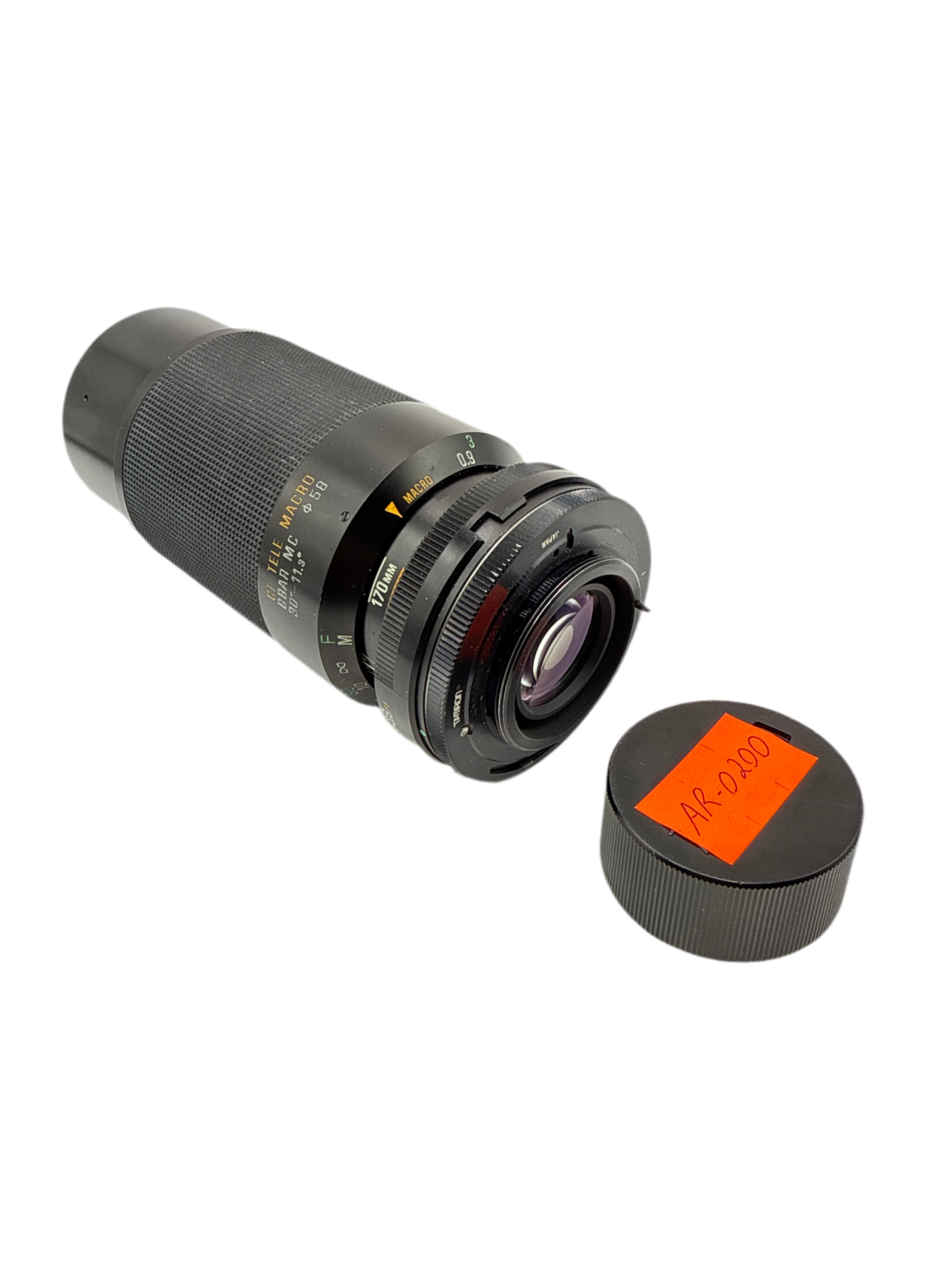 Tamron 80-210mm f/3.8 Adaptall with M42 screw mount adapter (0200)