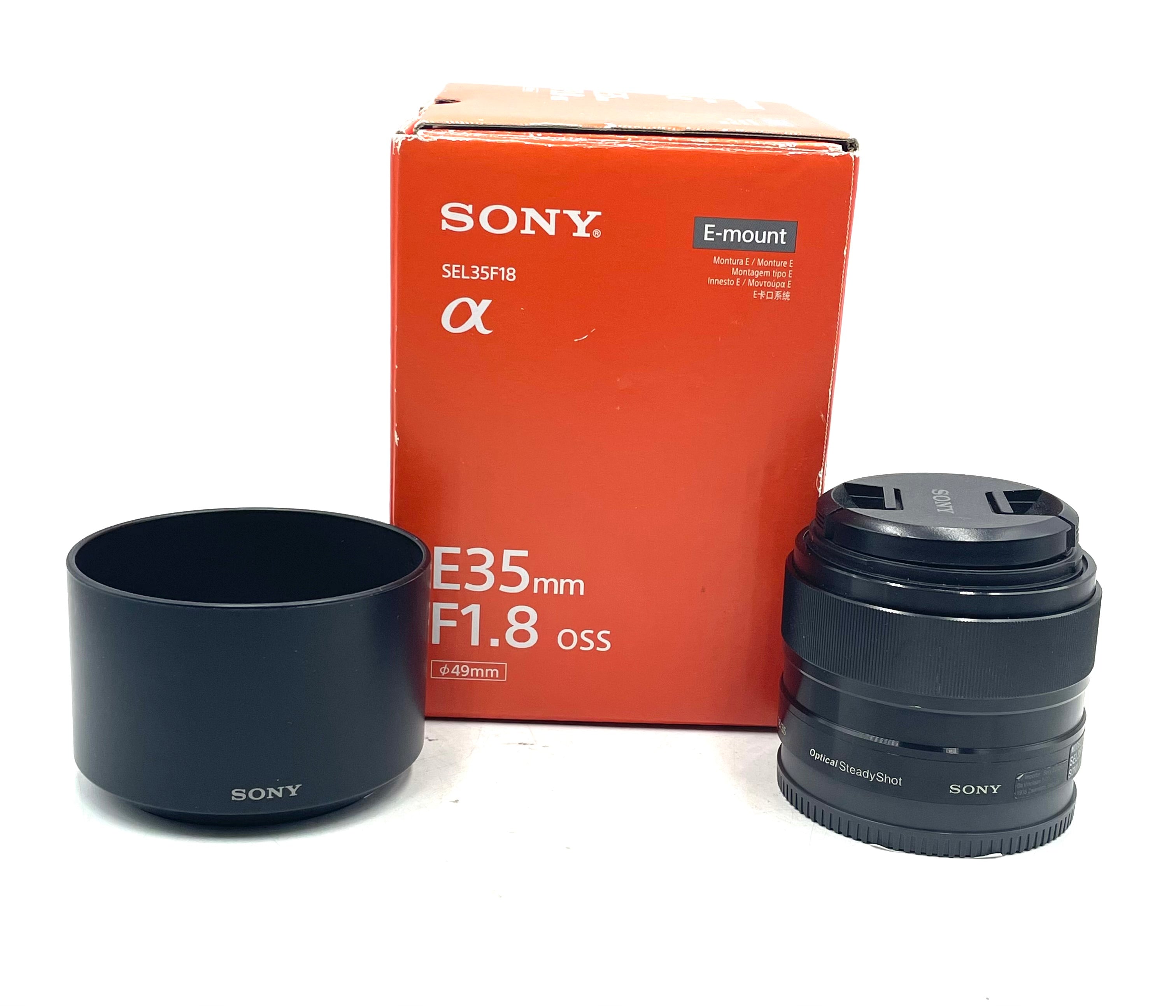 USED Sony 35mm f1.8 OSS E-Mount Lens