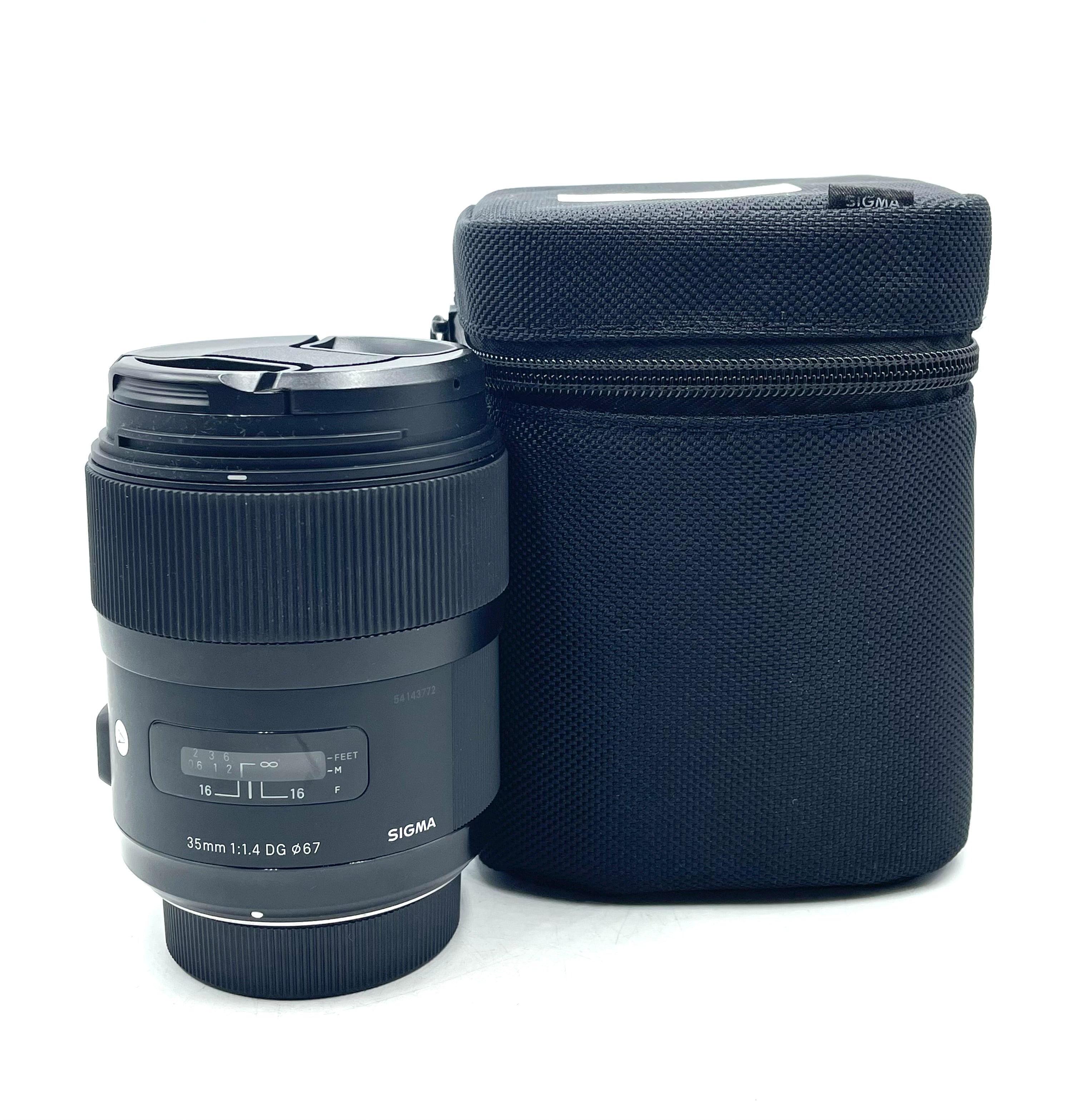 USED Sigma 35mm F1.4 DG HSM Art for Nikon