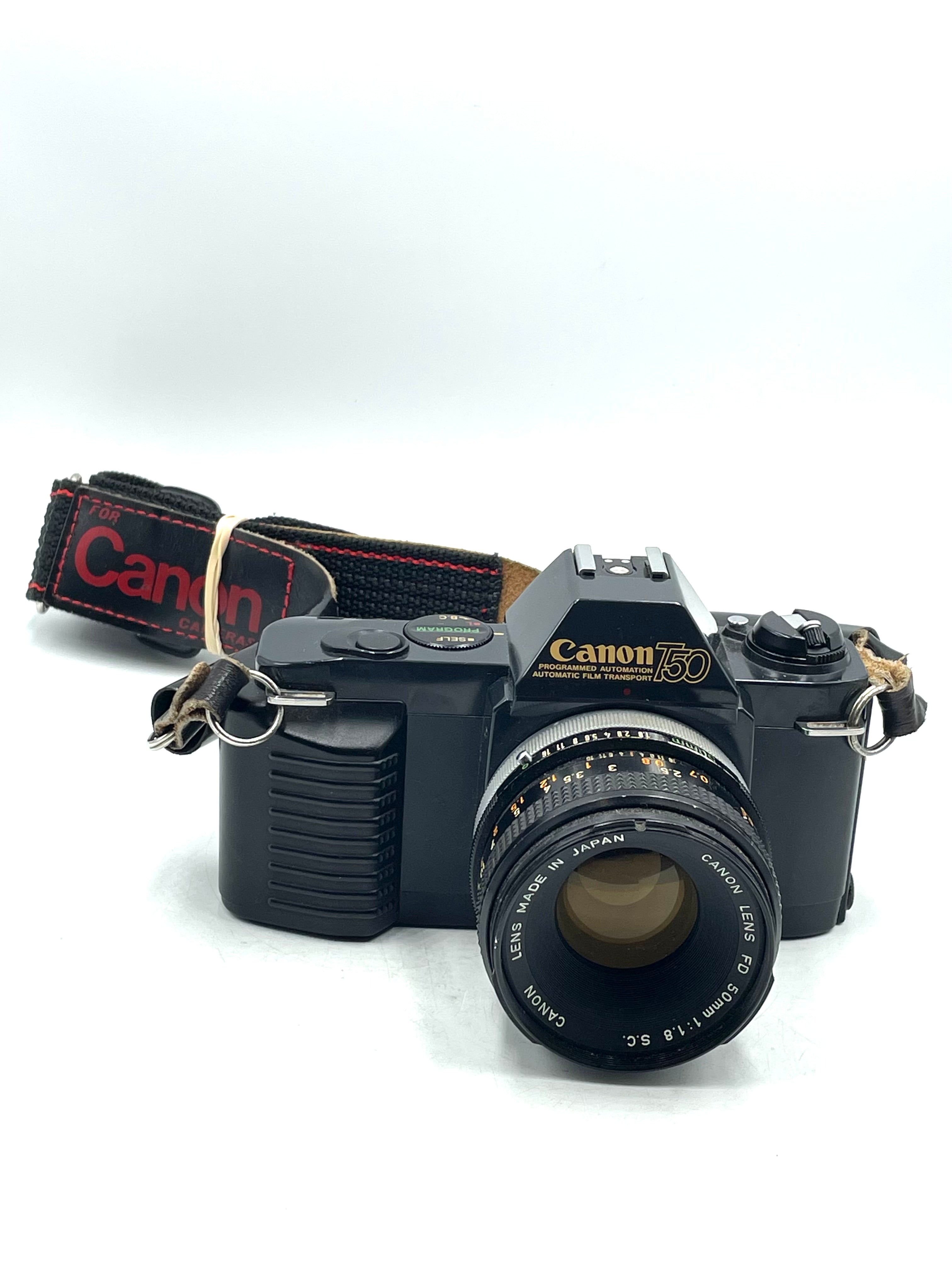 Used Canon T50 w/ 50mm F1.8 FD S.C.