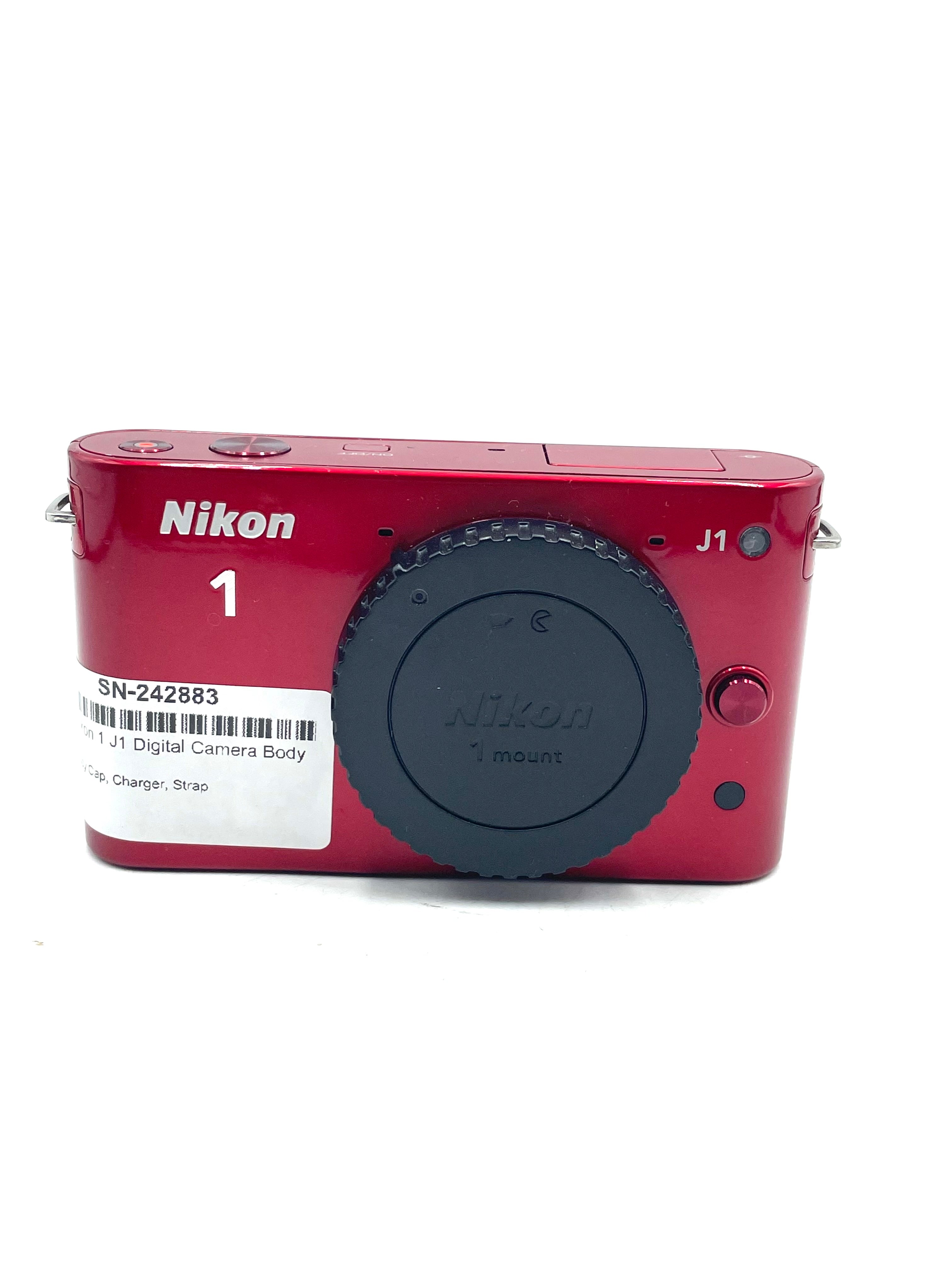 USED Nikon 1 J1 Digital Camera Body (Red)