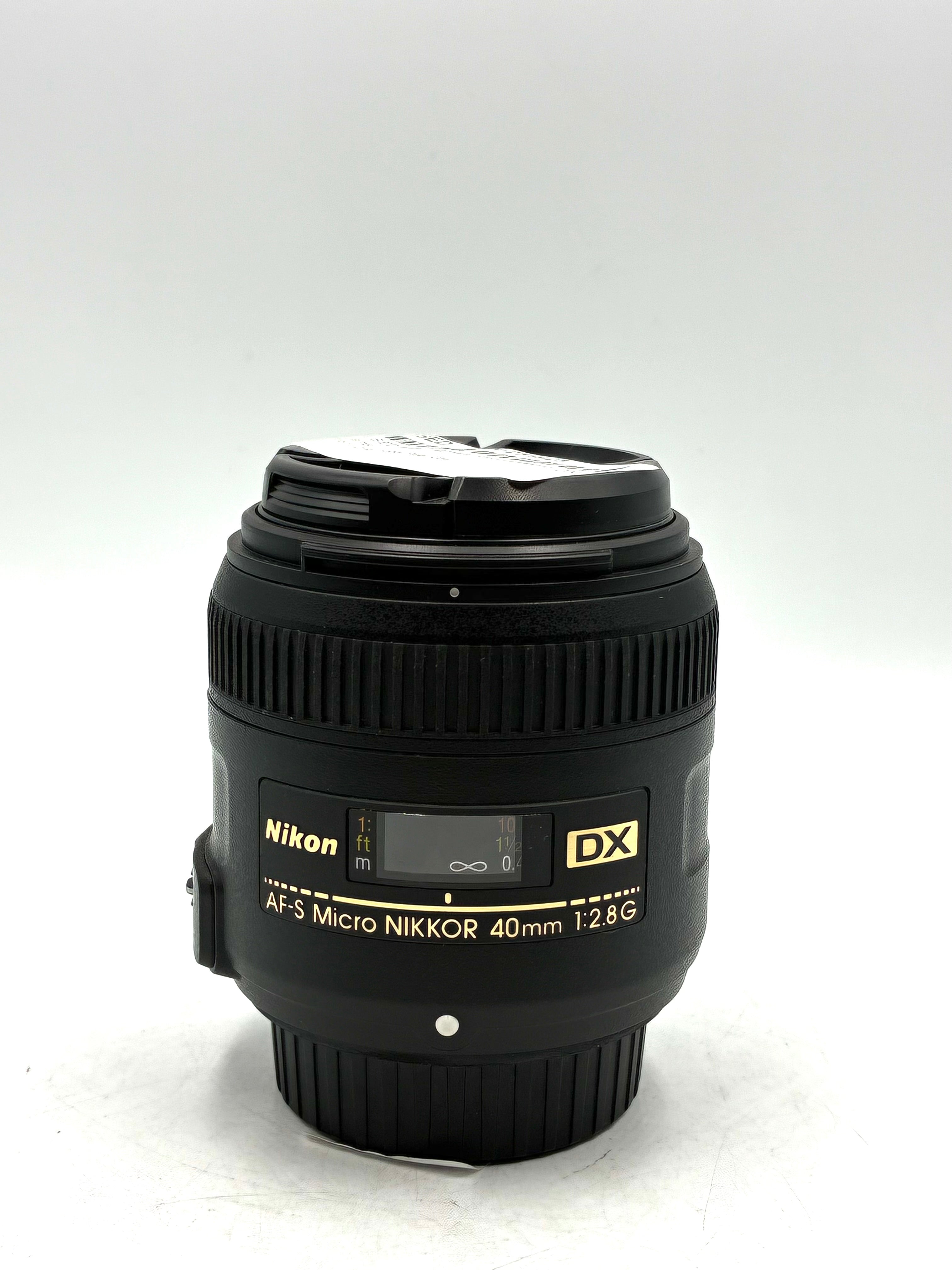 USED Nikon 40mm F2.8 G Micro DX Lens