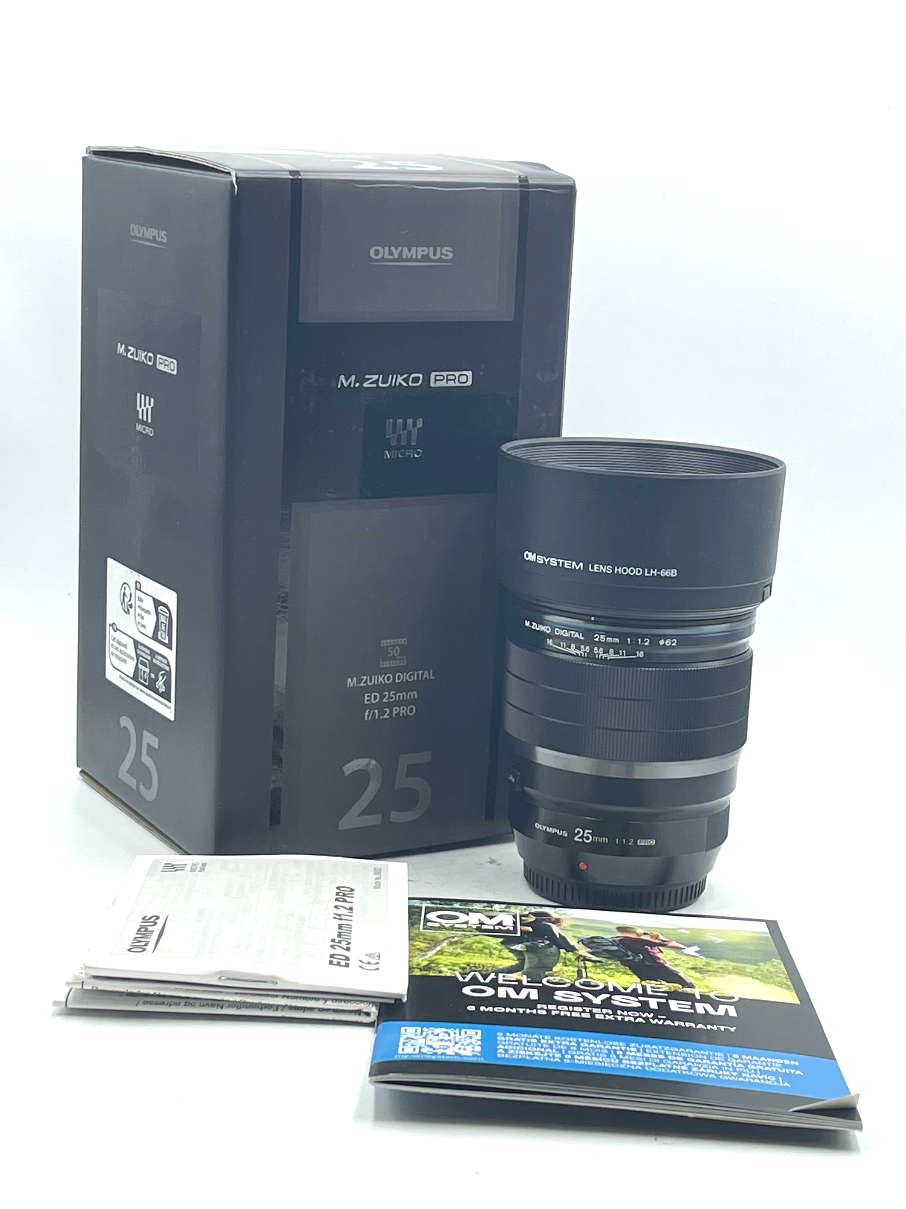 USED Olympus 25mm F1.2 PRO Lens for M/43 Four Thirds