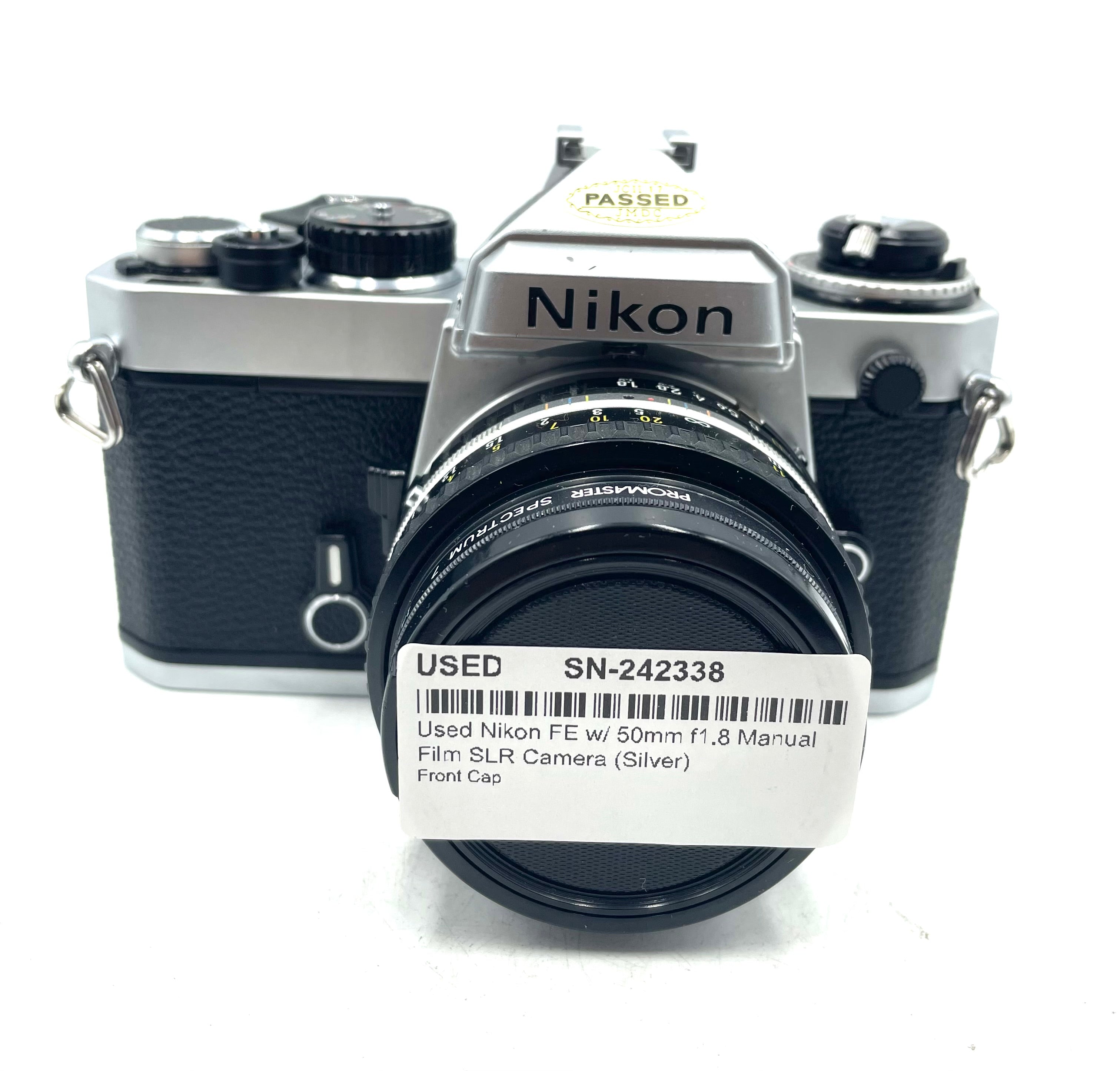 Used Nikon FE w/ 50mm f1.8 Manual Film SLR Camera (Silver)
