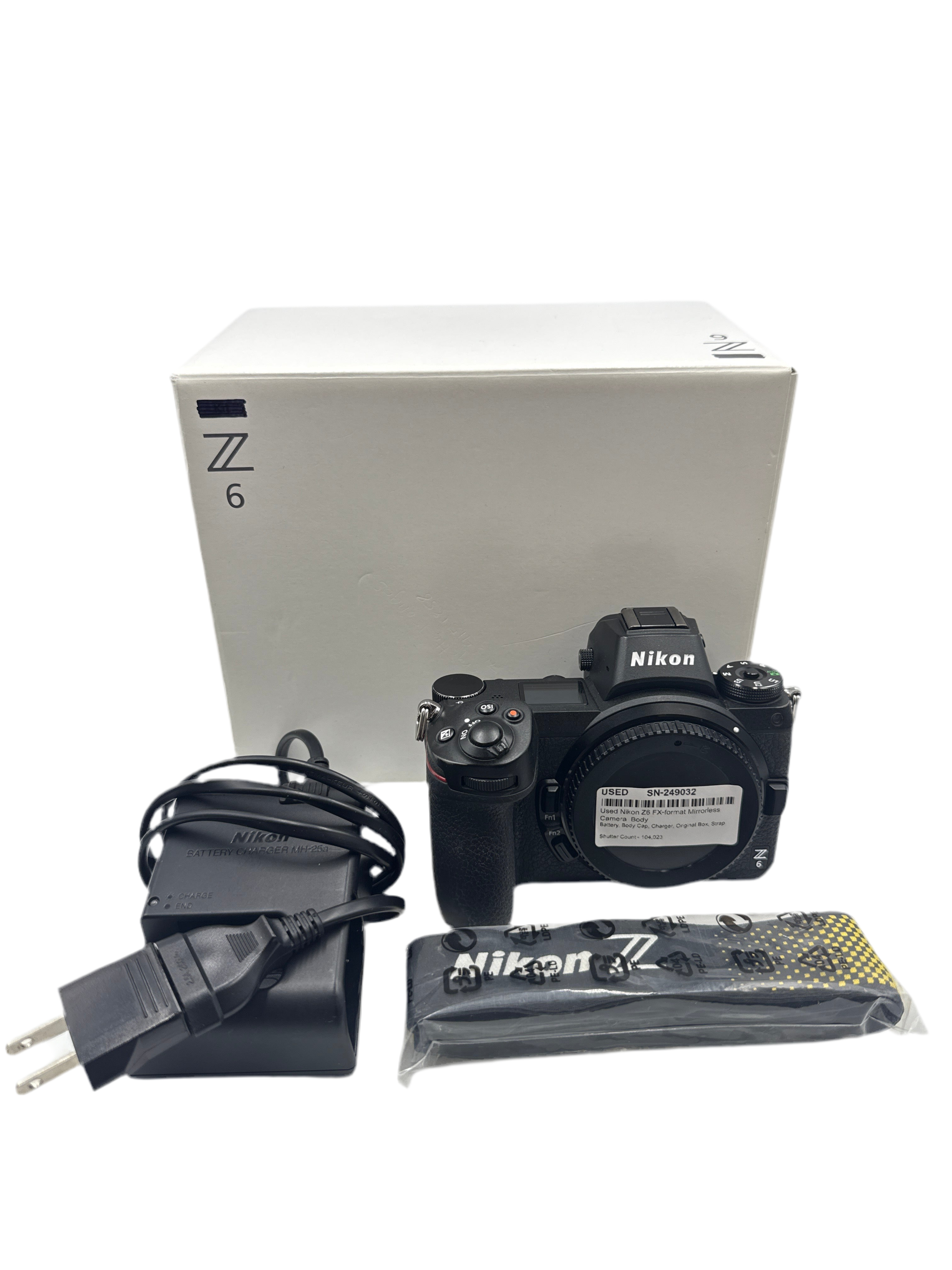 Used Nikon Z6 FX-format Mirrorless Camera Body