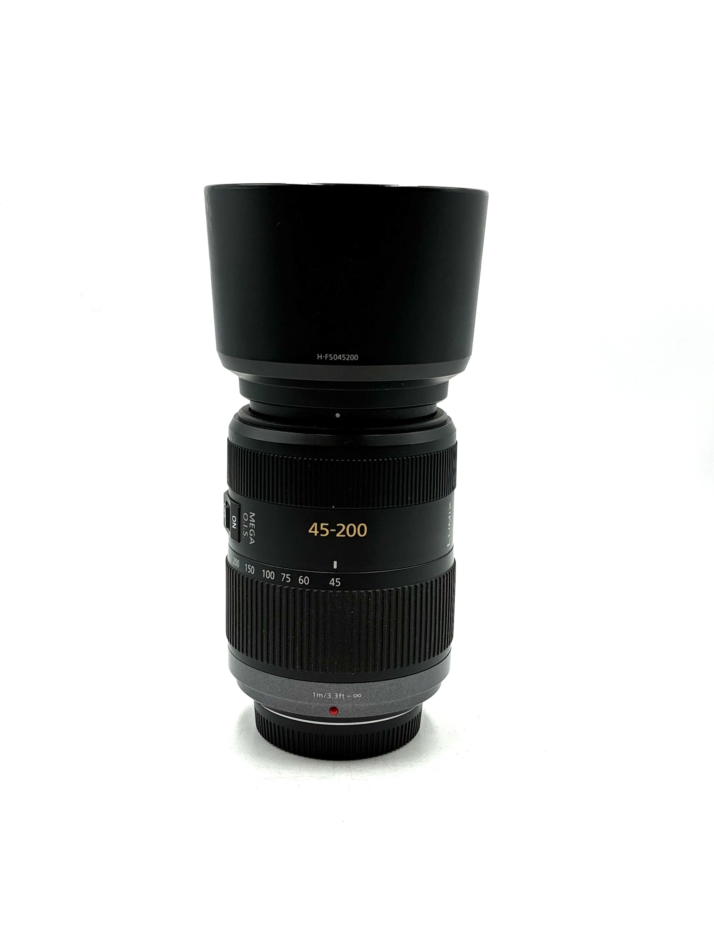 Used Panasonic 45-200mm F4-5.6 Mega O.I.S Lumix G Vario (Version 1) Micro Four Thirds Lens
