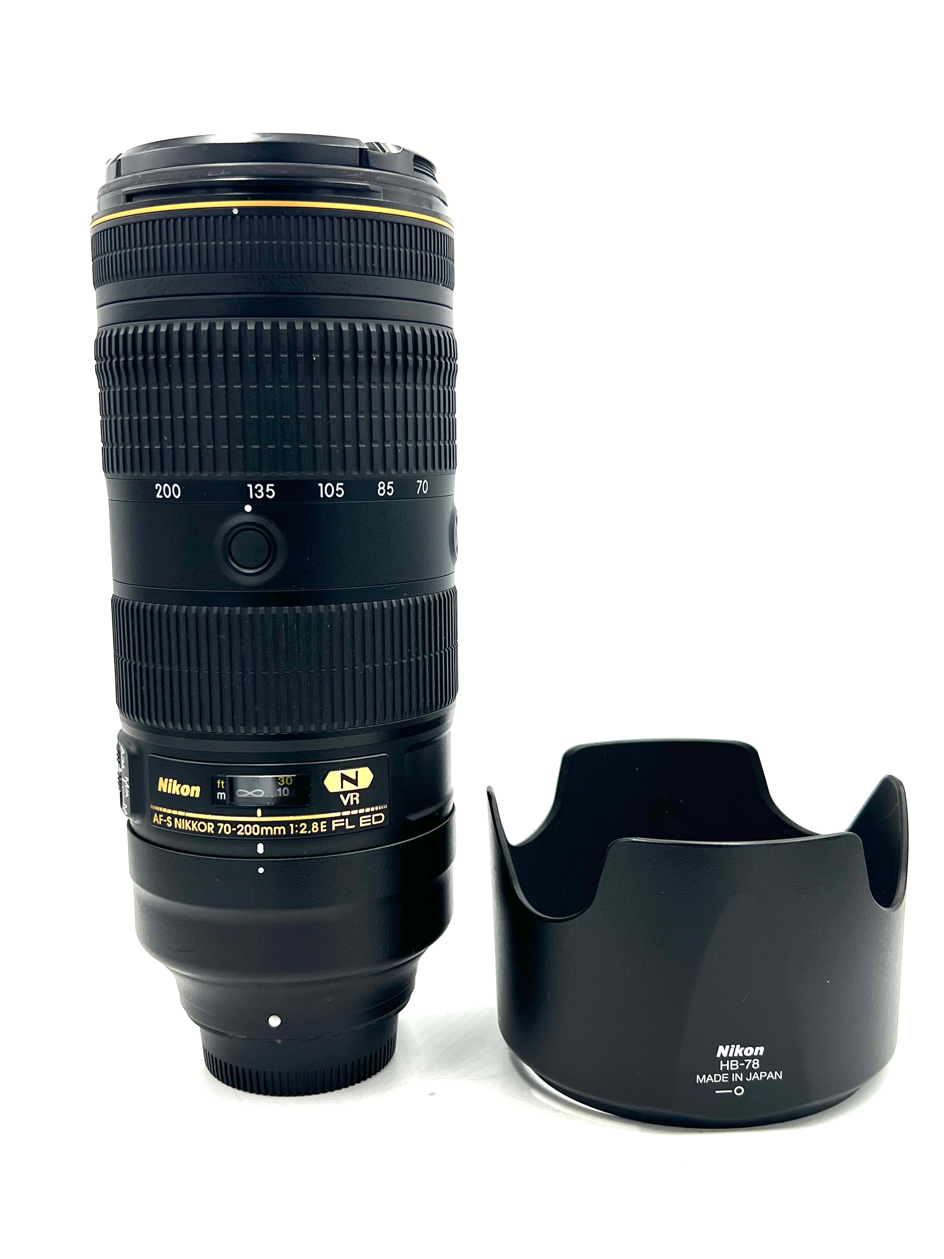 USED Nikon 70-200mm E FL ED VR AF-S Lens