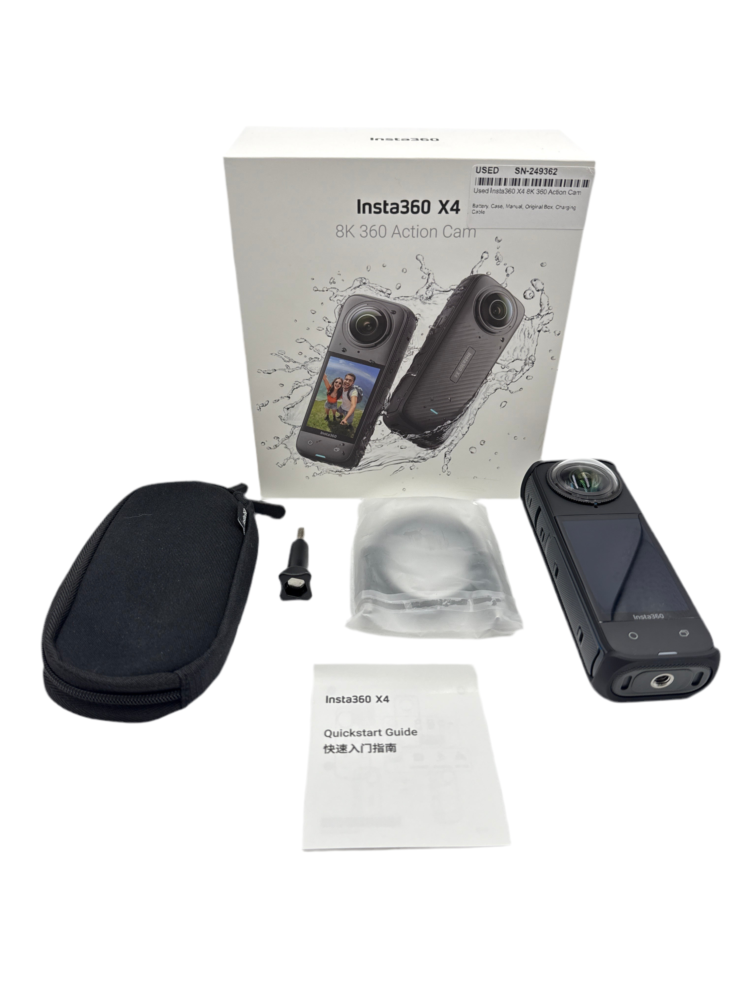 Used Insta360 X4 8K 360 Action Cam