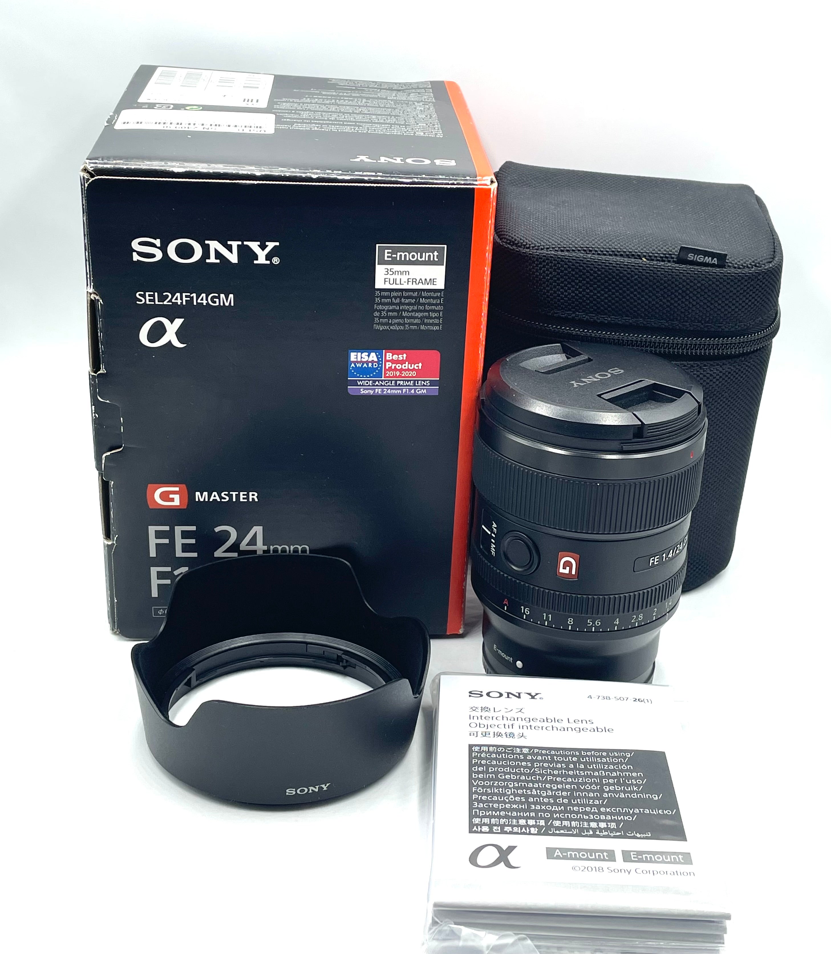 USED Sony 24mm F1.4 GM Lens