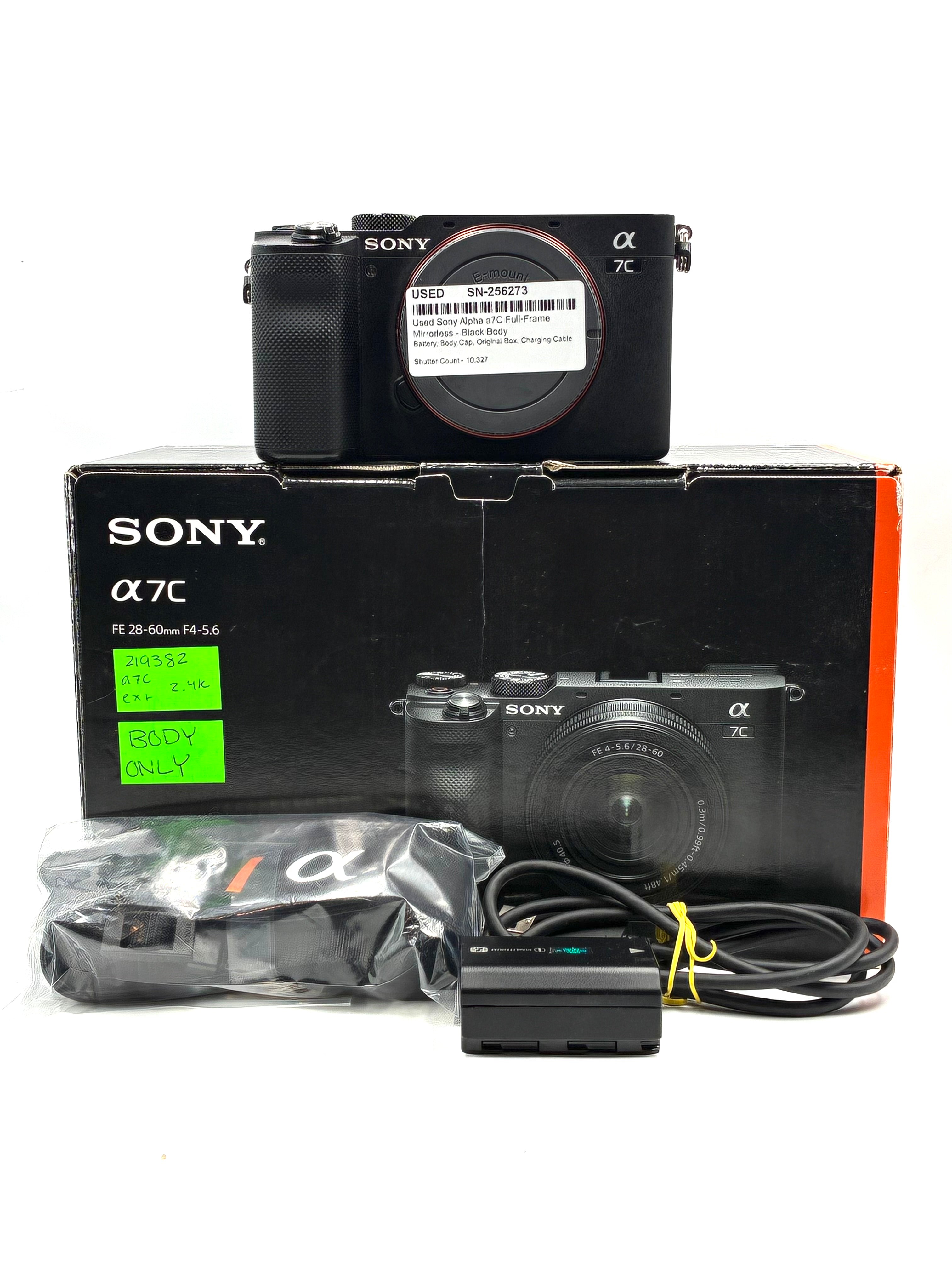 Used Sony Alpha a7C Full-Frame Mirrorless - Black Body