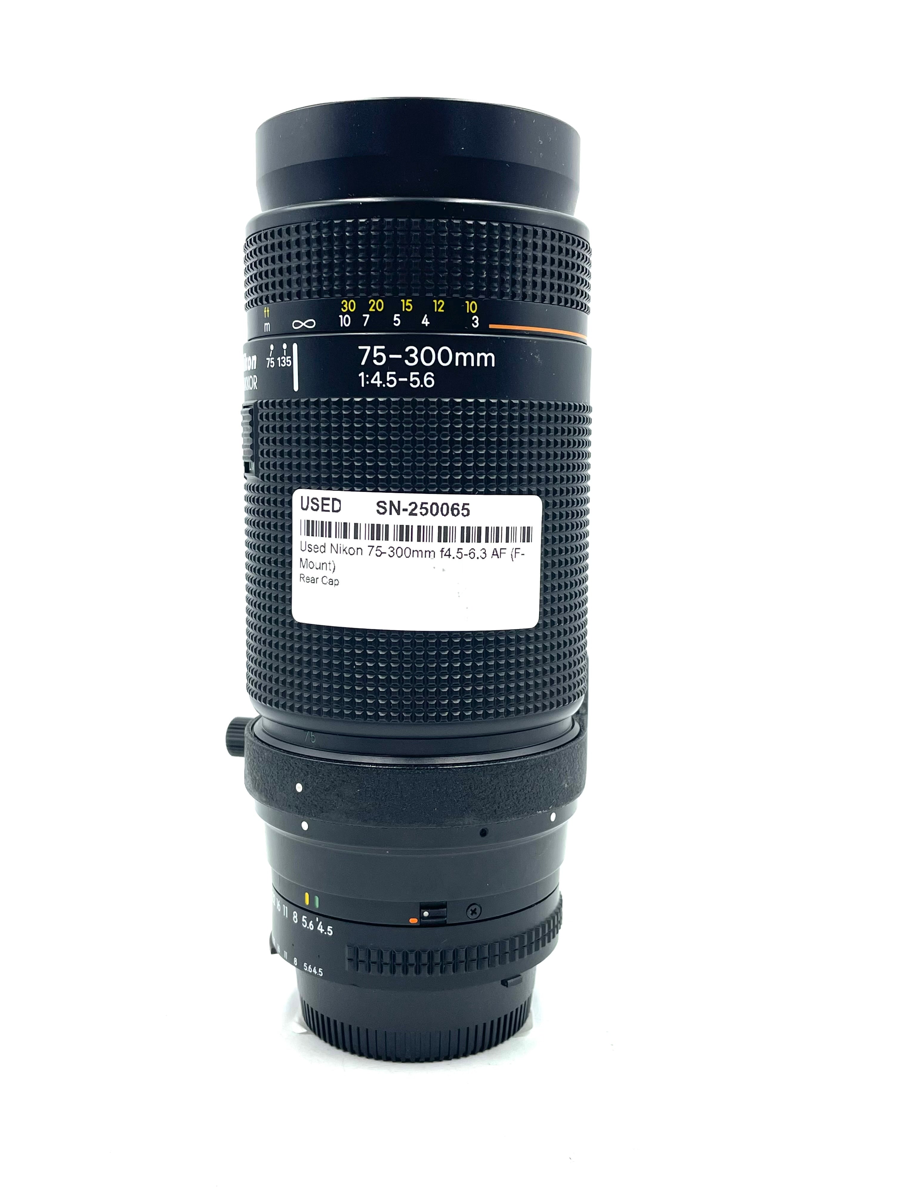 Used Nikon 75-300mm f4.5-6.3 AF (F-Mount)