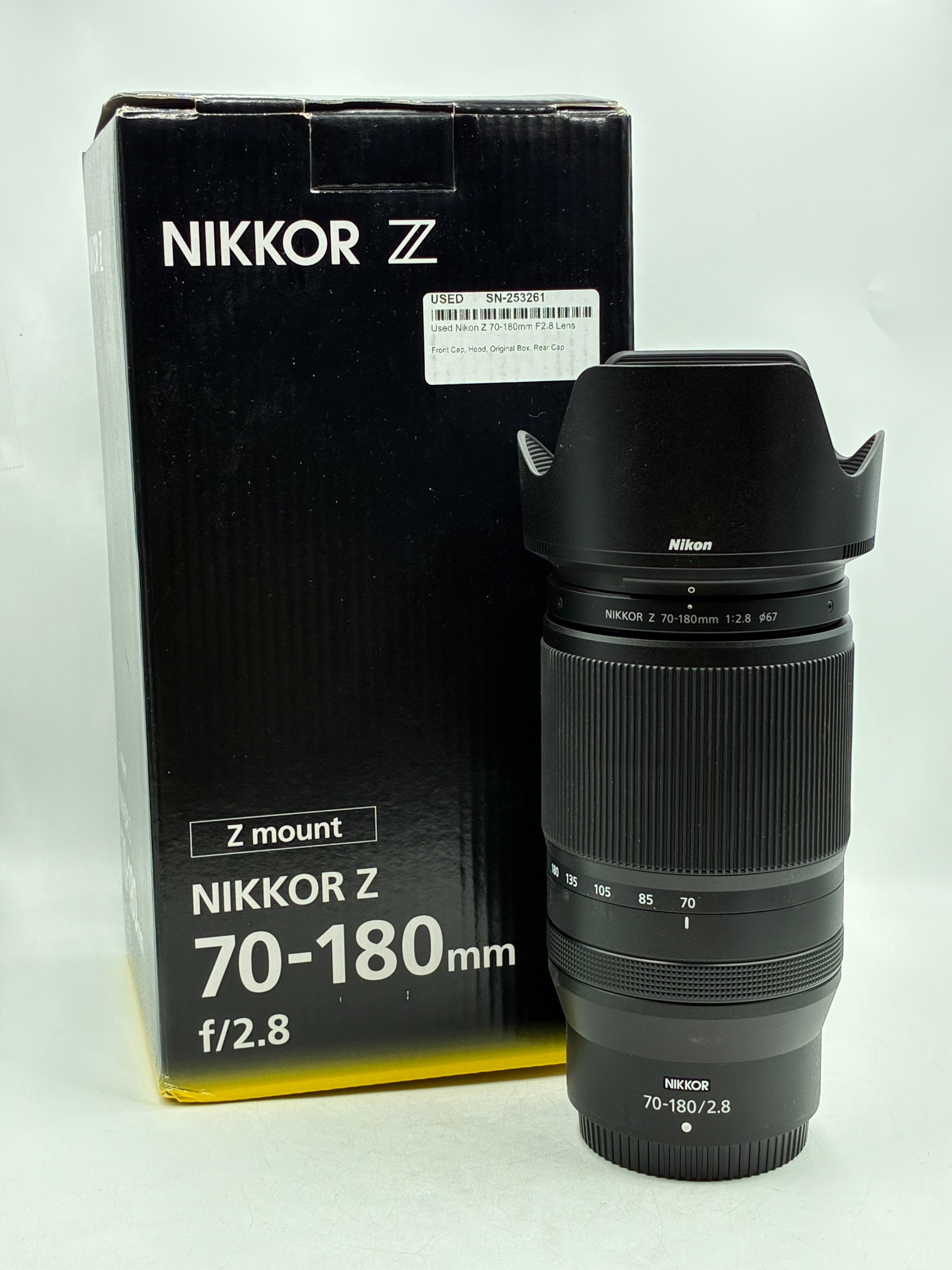 Used Nikon Z 70-180mm F2.8 Lens